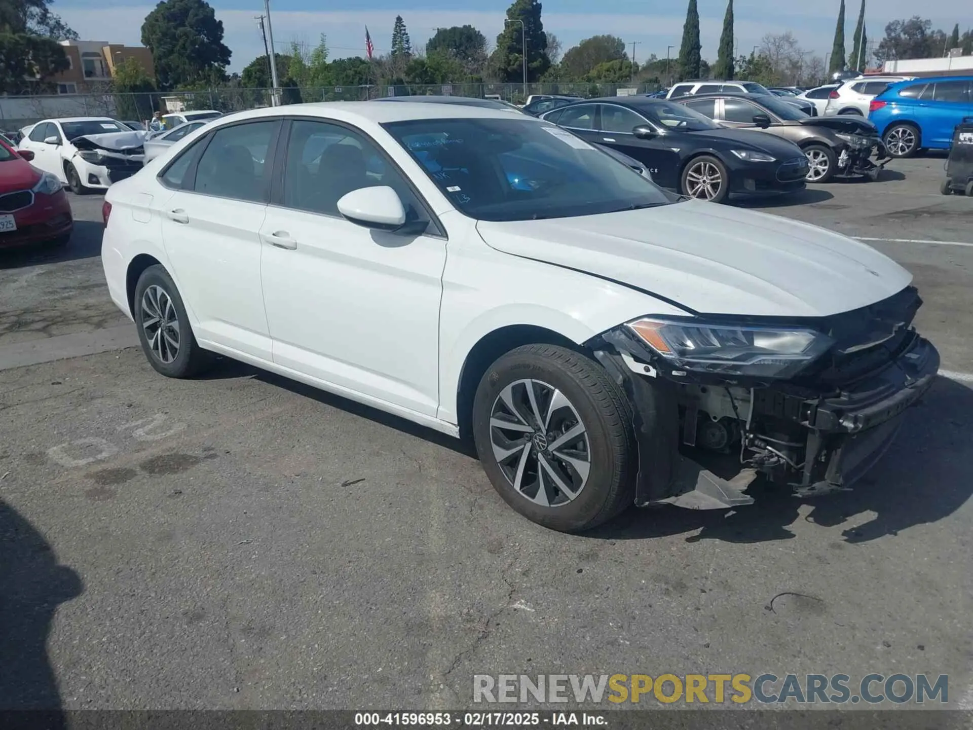 1 Photograph of a damaged car 3VW5M7BU3PM053797 VOLKSWAGEN JETTA 2023