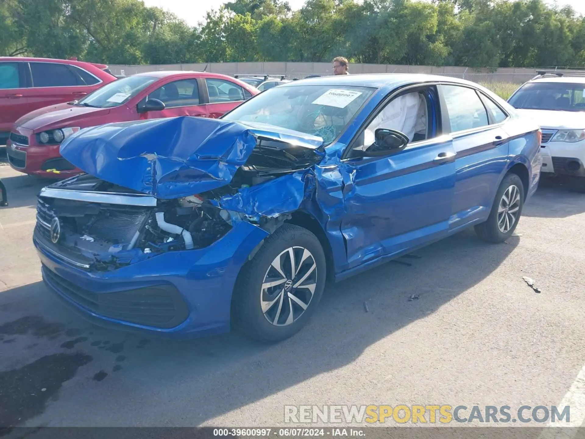 2 Photograph of a damaged car 3VW5M7BU4PM055185 VOLKSWAGEN JETTA 2023