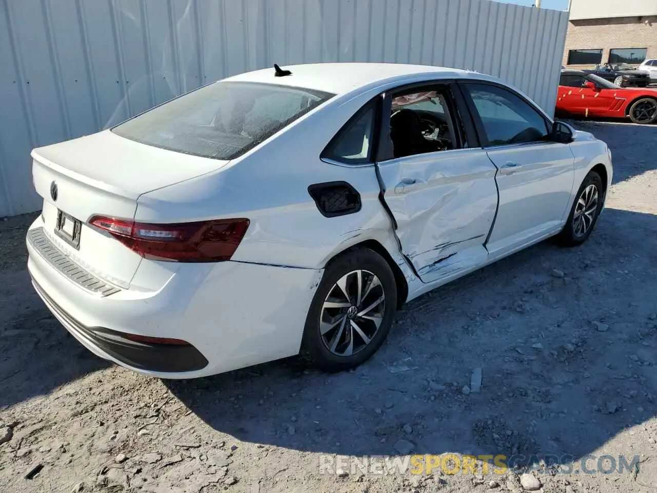 3 Photograph of a damaged car 3VW5M7BU5PM023636 VOLKSWAGEN JETTA 2023