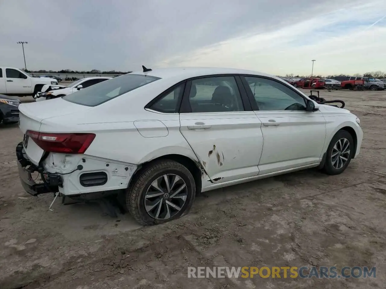 3 Photograph of a damaged car 3VW5M7BU6PM018039 VOLKSWAGEN JETTA 2023