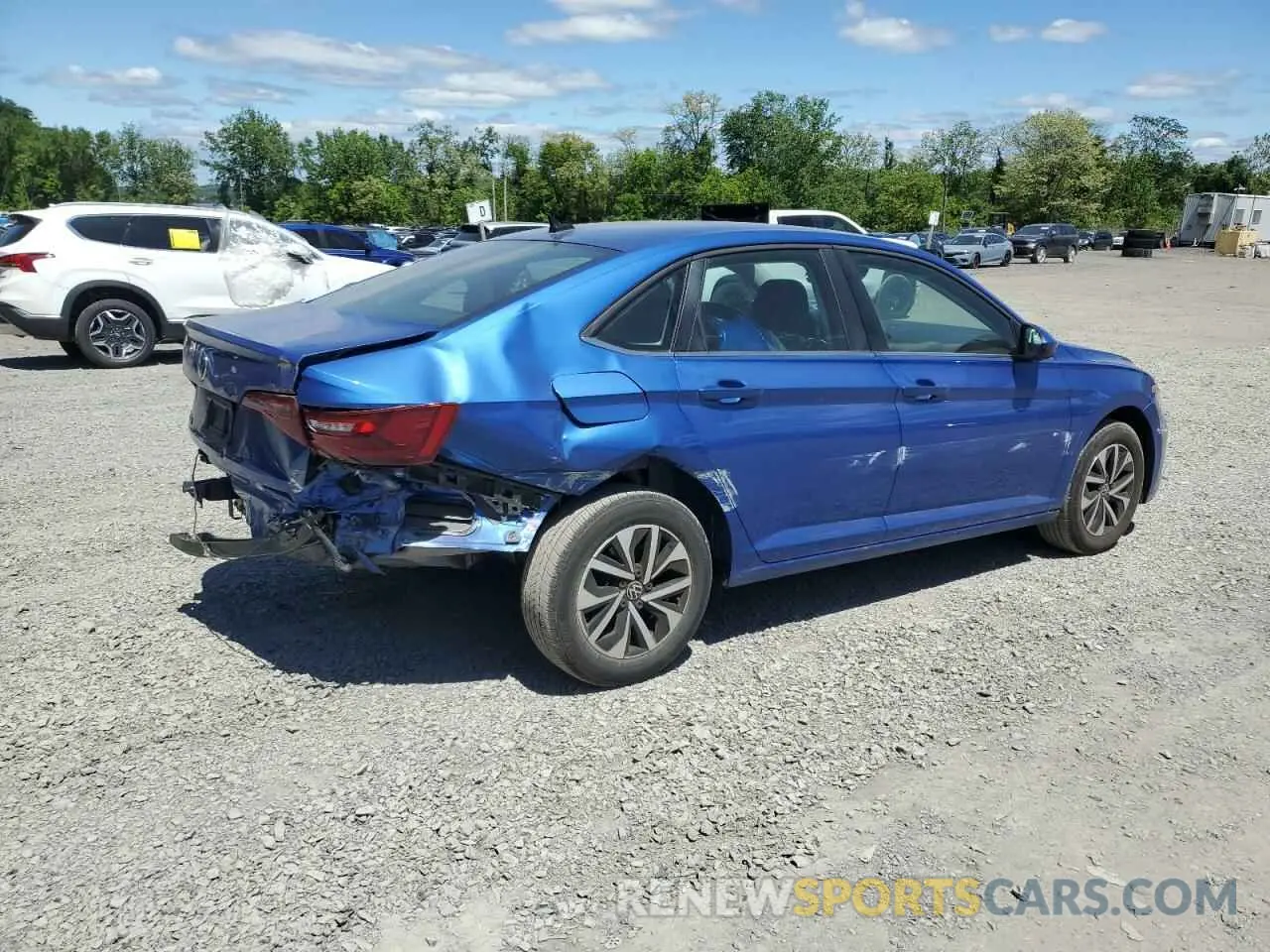 3 Photograph of a damaged car 3VW5M7BU6PM042471 VOLKSWAGEN JETTA 2023