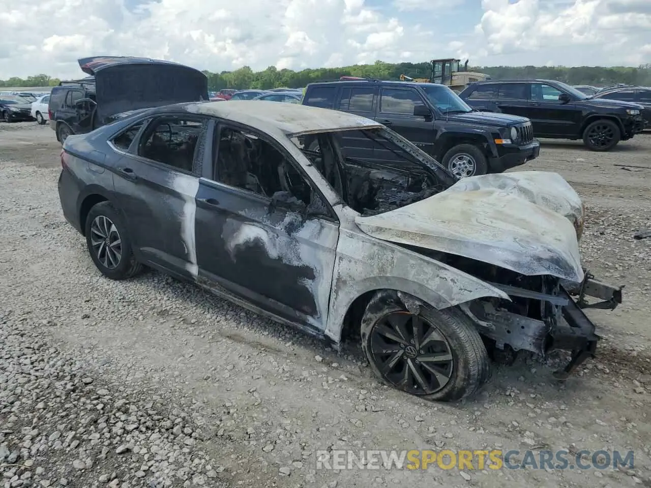 4 Photograph of a damaged car 3VW5M7BU7PM047677 VOLKSWAGEN JETTA 2023