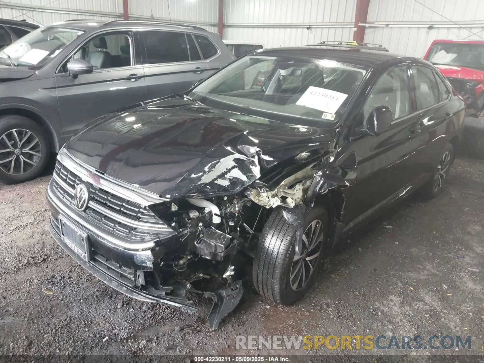 2 Photograph of a damaged car 3VW5M7BU8PM019113 VOLKSWAGEN JETTA 2023