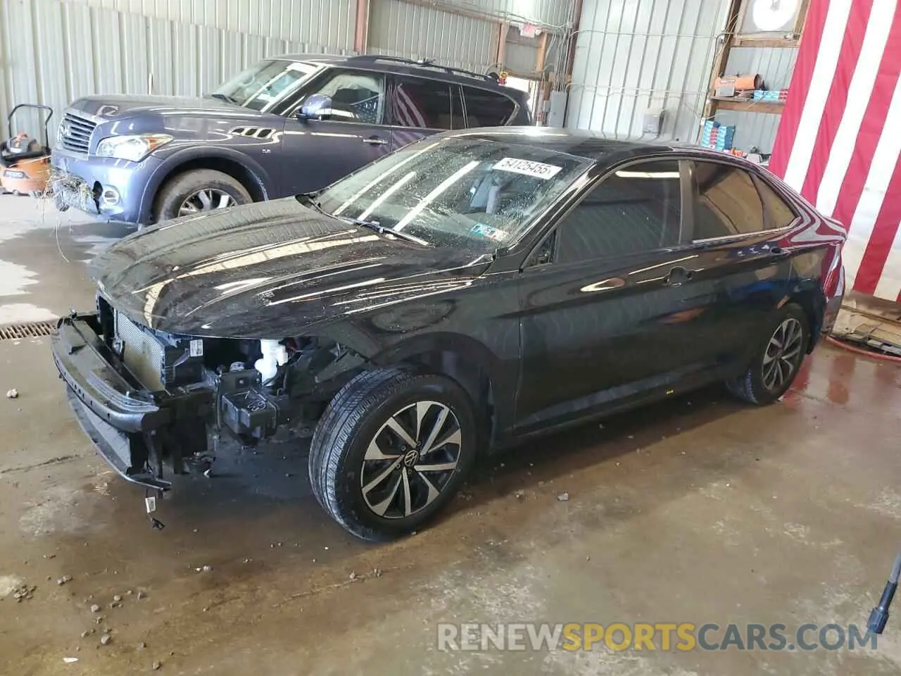 1 Photograph of a damaged car 3VW5M7BU8PM055285 VOLKSWAGEN JETTA 2023