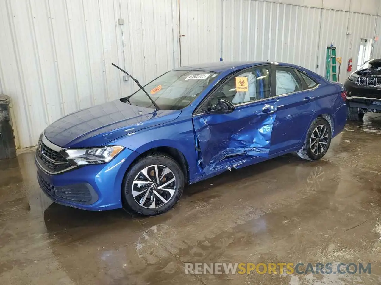 1 Photograph of a damaged car 3VW5M7BU9PM054243 VOLKSWAGEN JETTA 2023
