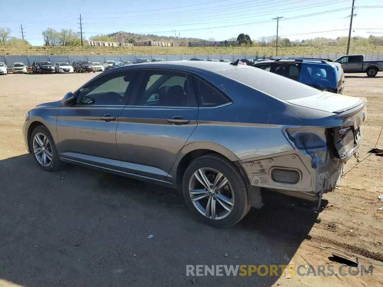 2 Photograph of a damaged car 3VW7M7BU0PM039123 VOLKSWAGEN JETTA 2023