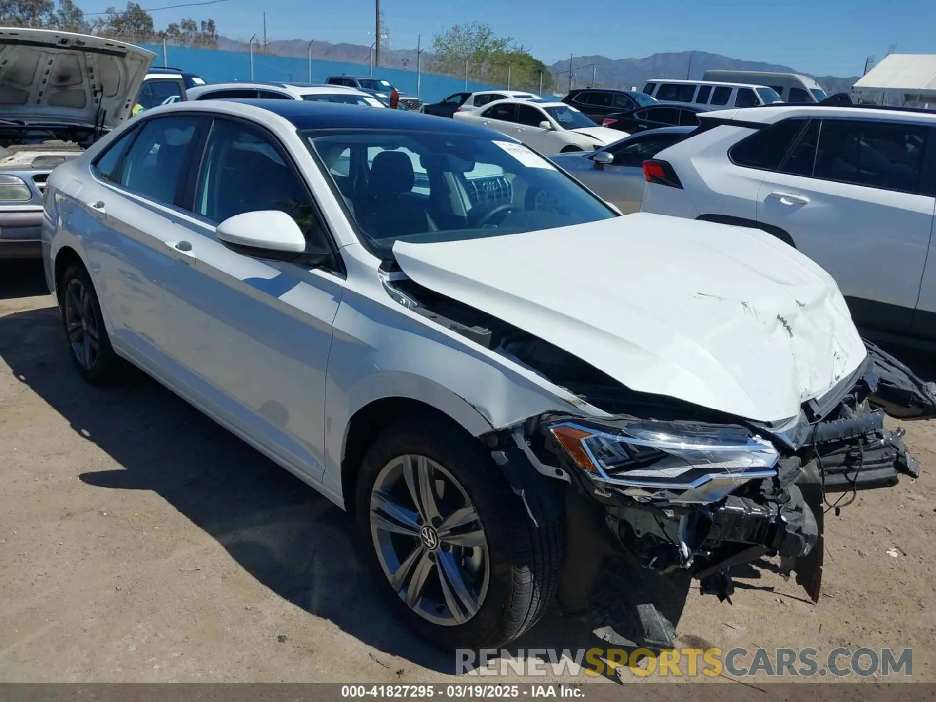 1 Photograph of a damaged car 3VW7M7BU0PM048694 VOLKSWAGEN JETTA 2023