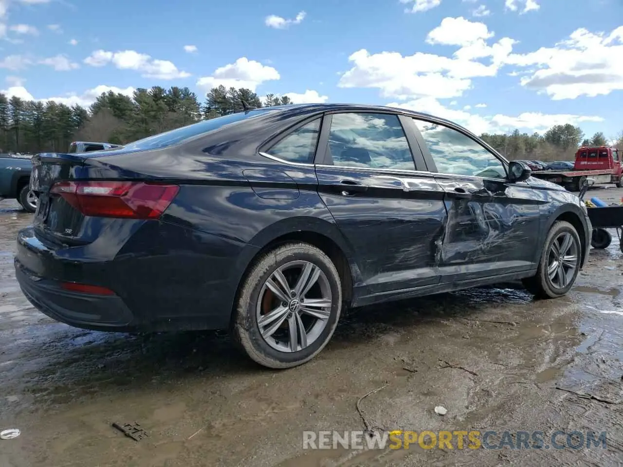 3 Photograph of a damaged car 3VW7M7BU1PM036442 VOLKSWAGEN JETTA 2023