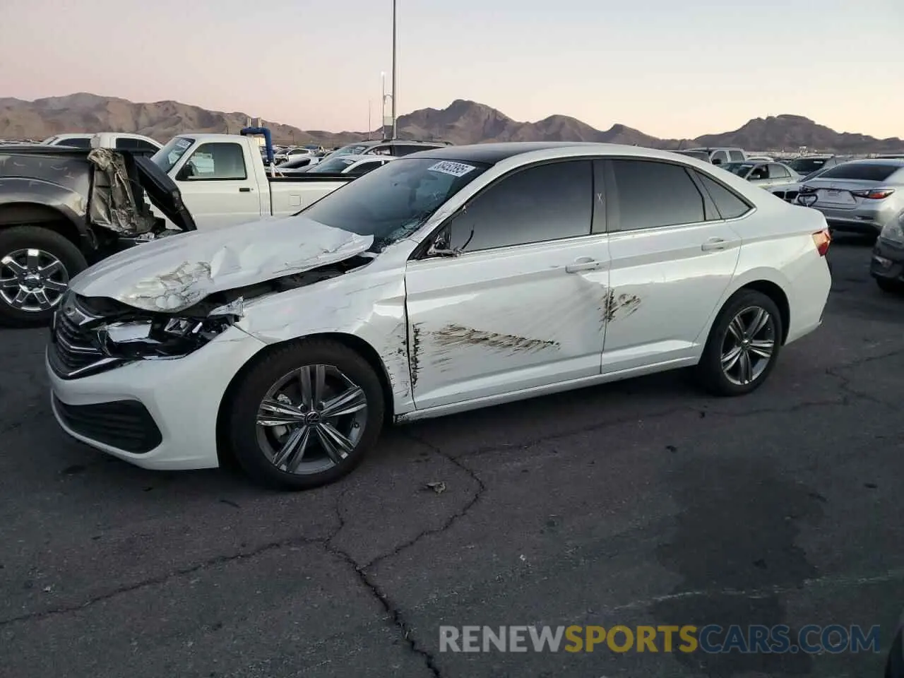 1 Photograph of a damaged car 3VW7M7BU3PM013146 VOLKSWAGEN JETTA 2023