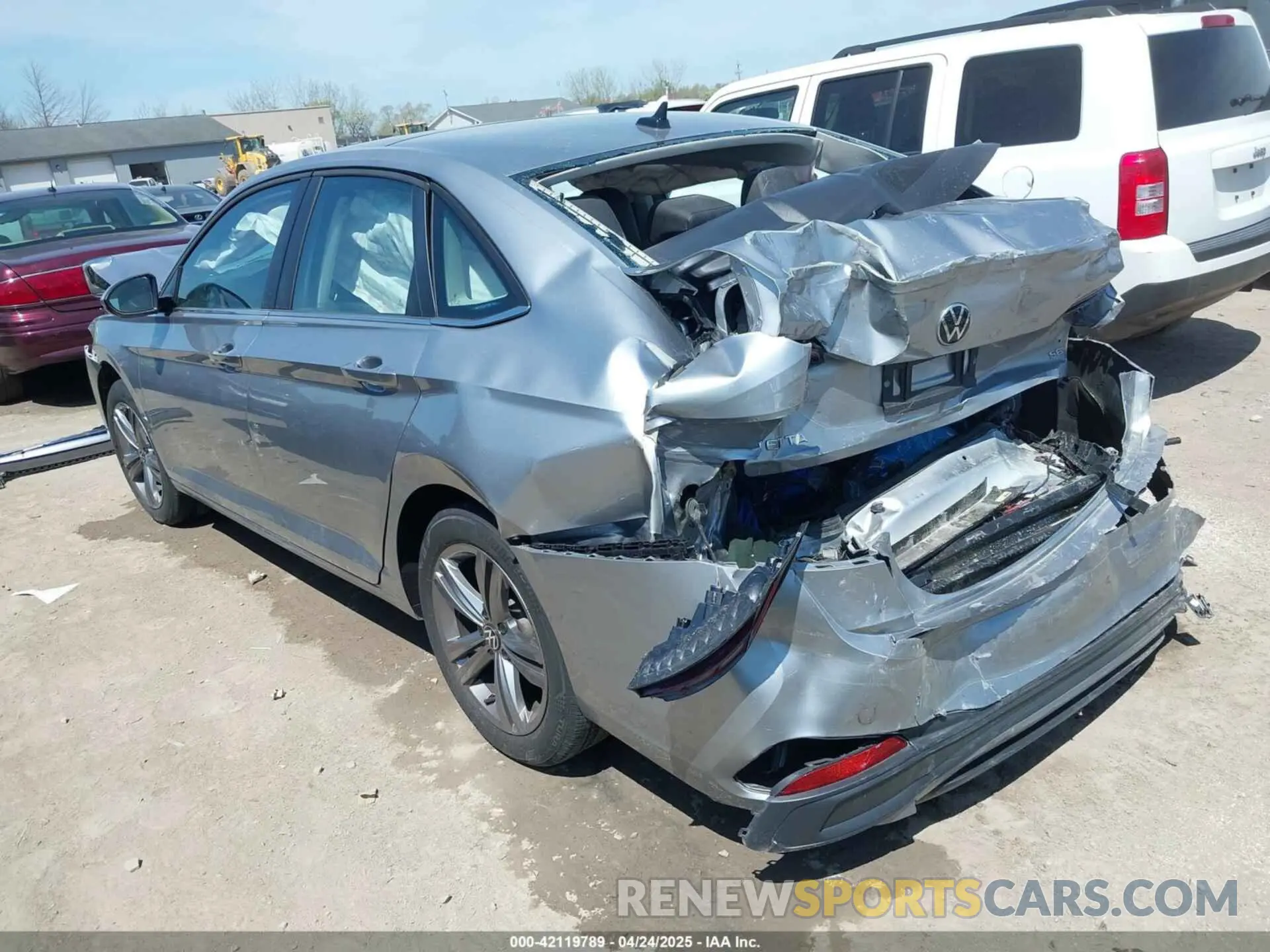 3 Photograph of a damaged car 3VW7M7BU3PM043957 VOLKSWAGEN JETTA 2023