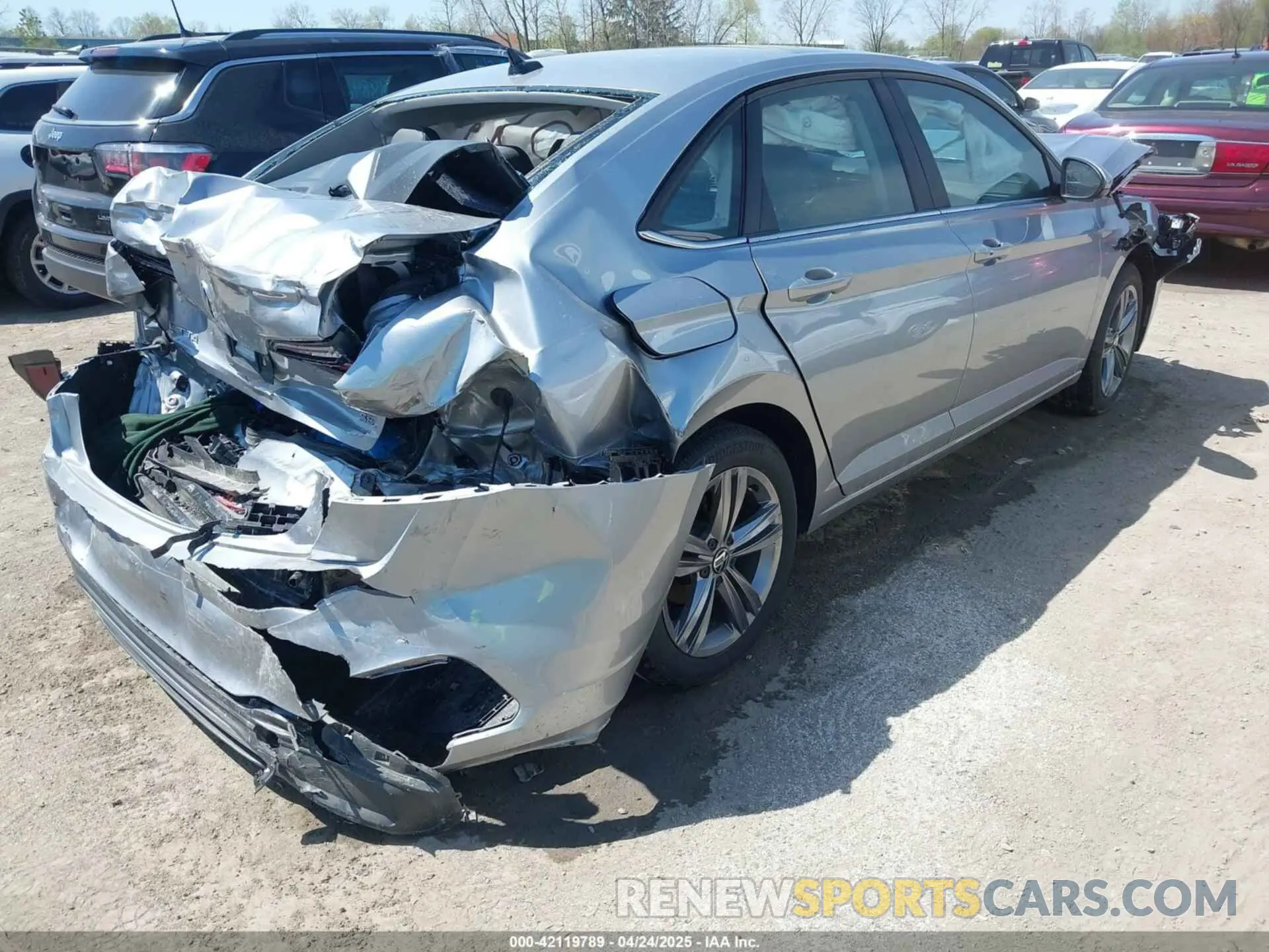 4 Photograph of a damaged car 3VW7M7BU3PM043957 VOLKSWAGEN JETTA 2023