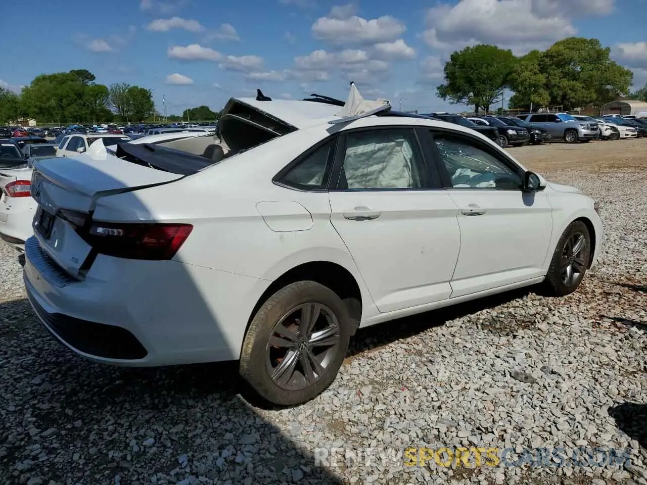 3 Photograph of a damaged car 3VW7M7BU9PM042764 VOLKSWAGEN JETTA 2023