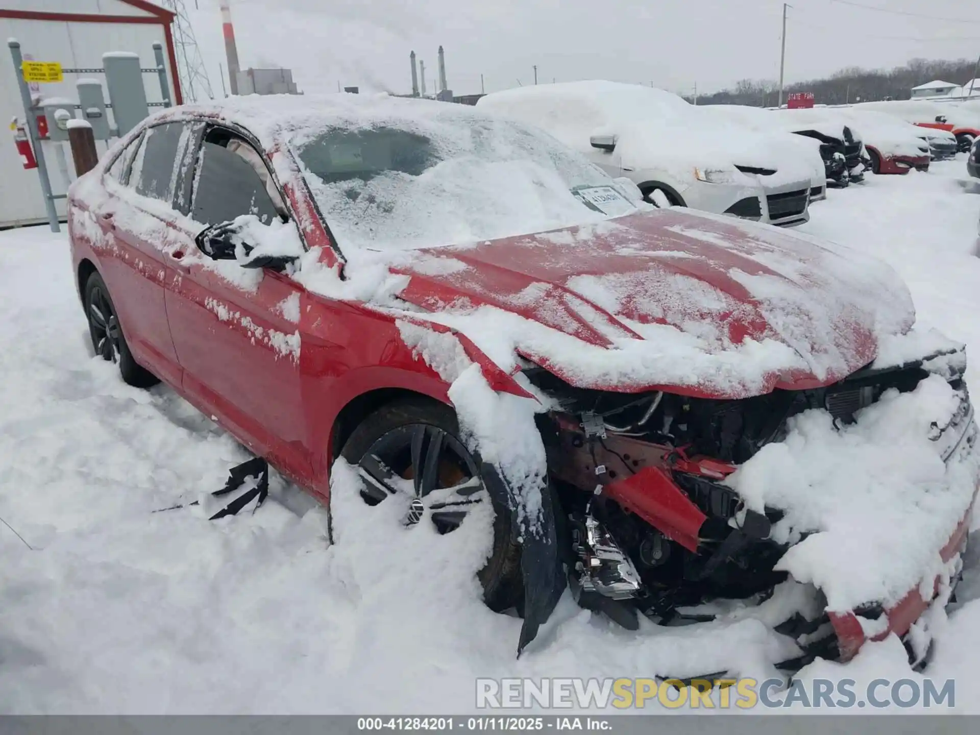 1 Photograph of a damaged car 3VW7M7BU9PM060259 VOLKSWAGEN JETTA 2023