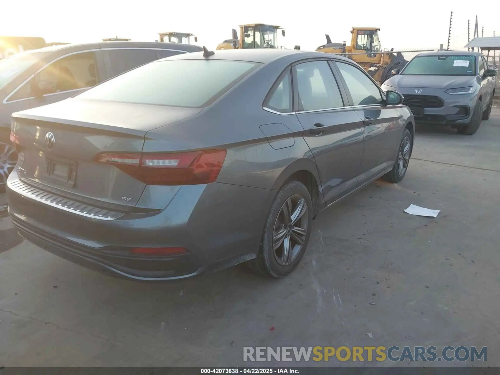 4 Photograph of a damaged car 3VW7M7BUXPM012396 VOLKSWAGEN JETTA 2023
