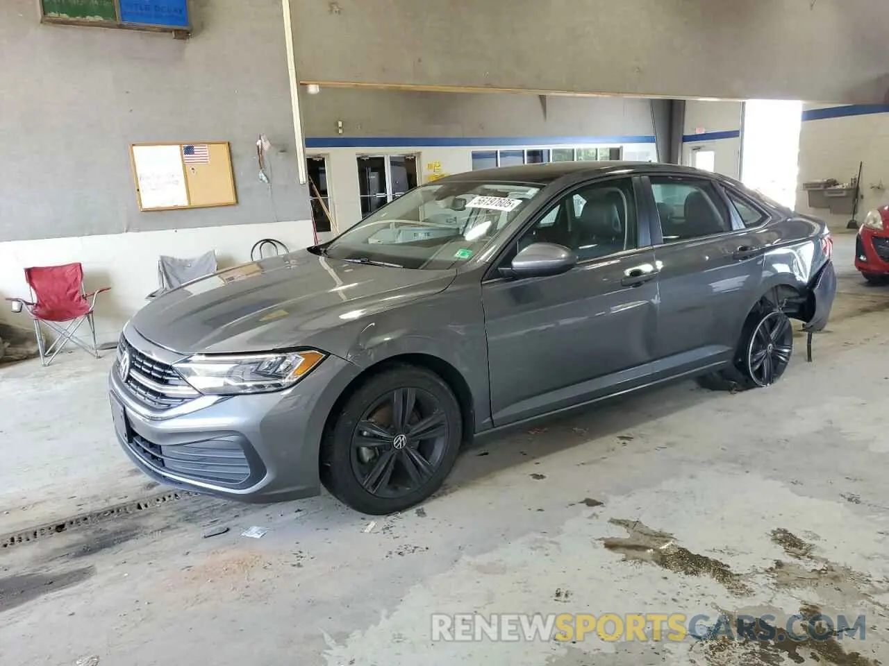 1 Photograph of a damaged car 3VW7M7BUXPM018151 VOLKSWAGEN JETTA 2023