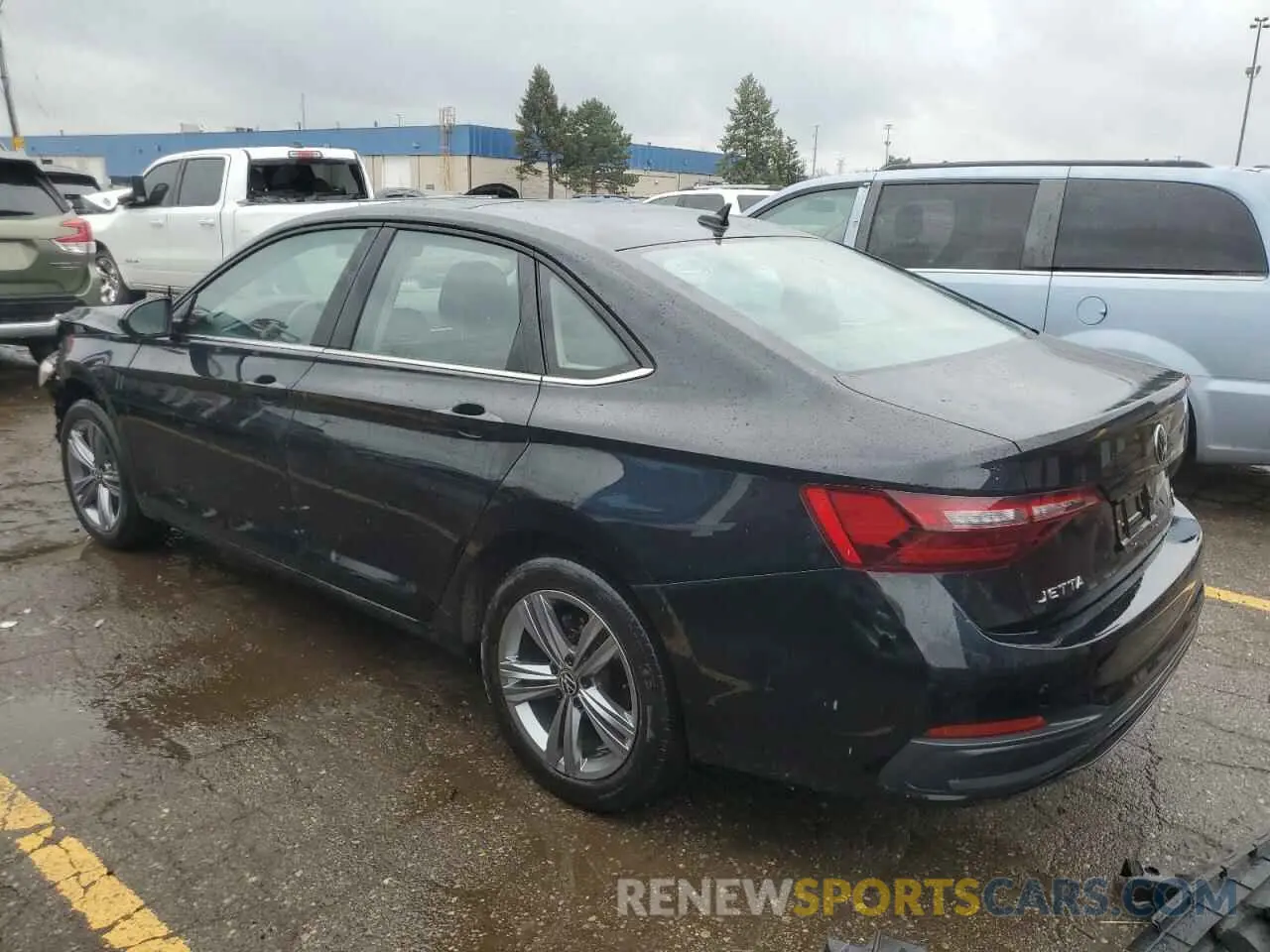 2 Photograph of a damaged car 3VW7M7BUXPM047875 VOLKSWAGEN JETTA 2023