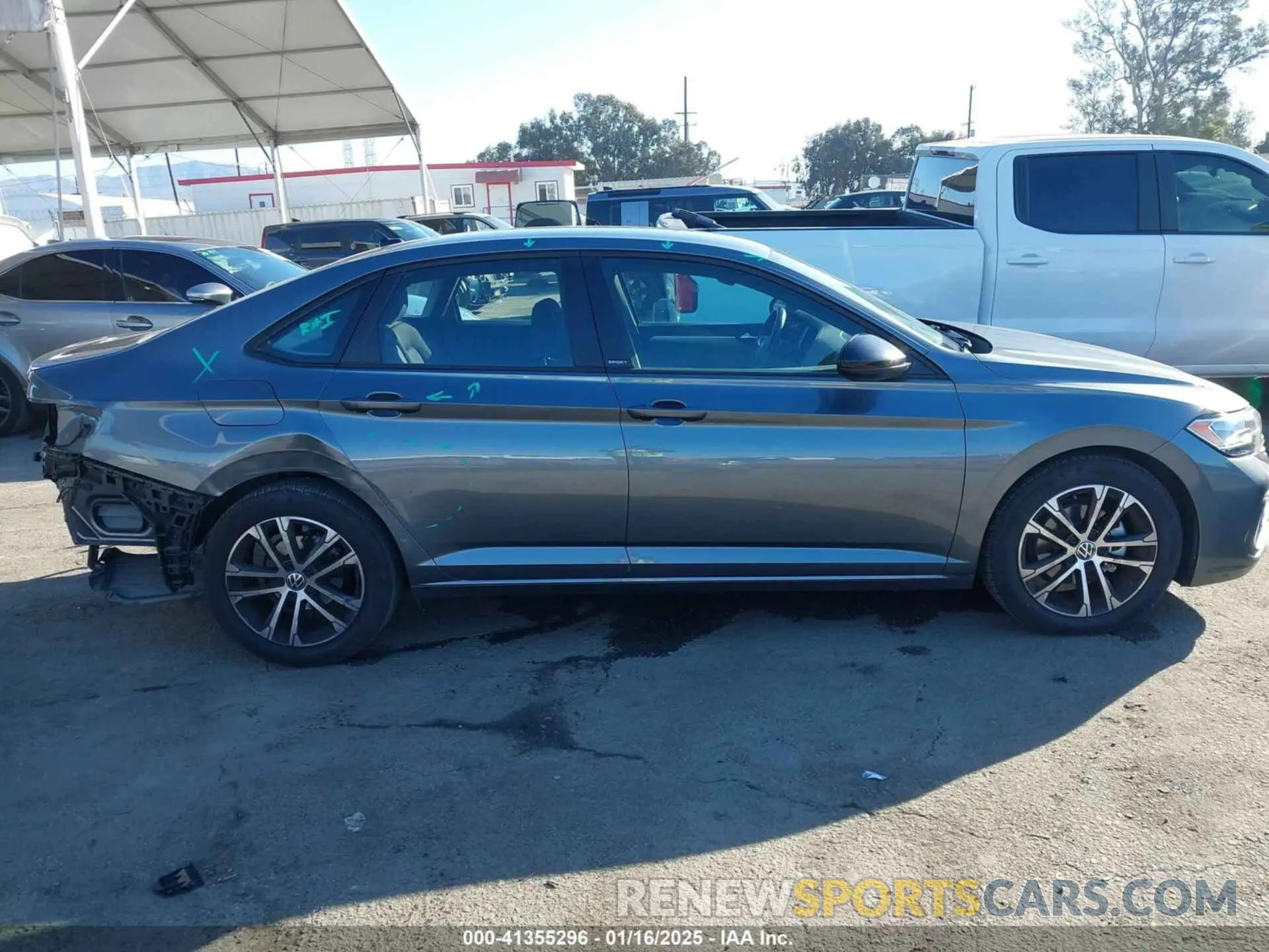 14 Photograph of a damaged car 3VWAM7BU3PM013069 VOLKSWAGEN JETTA 2023