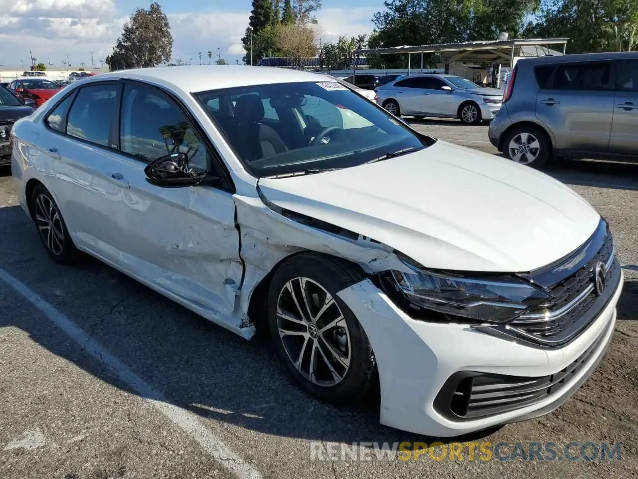 4 Photograph of a damaged car 3VWBM7BU0PM010554 VOLKSWAGEN JETTA 2023