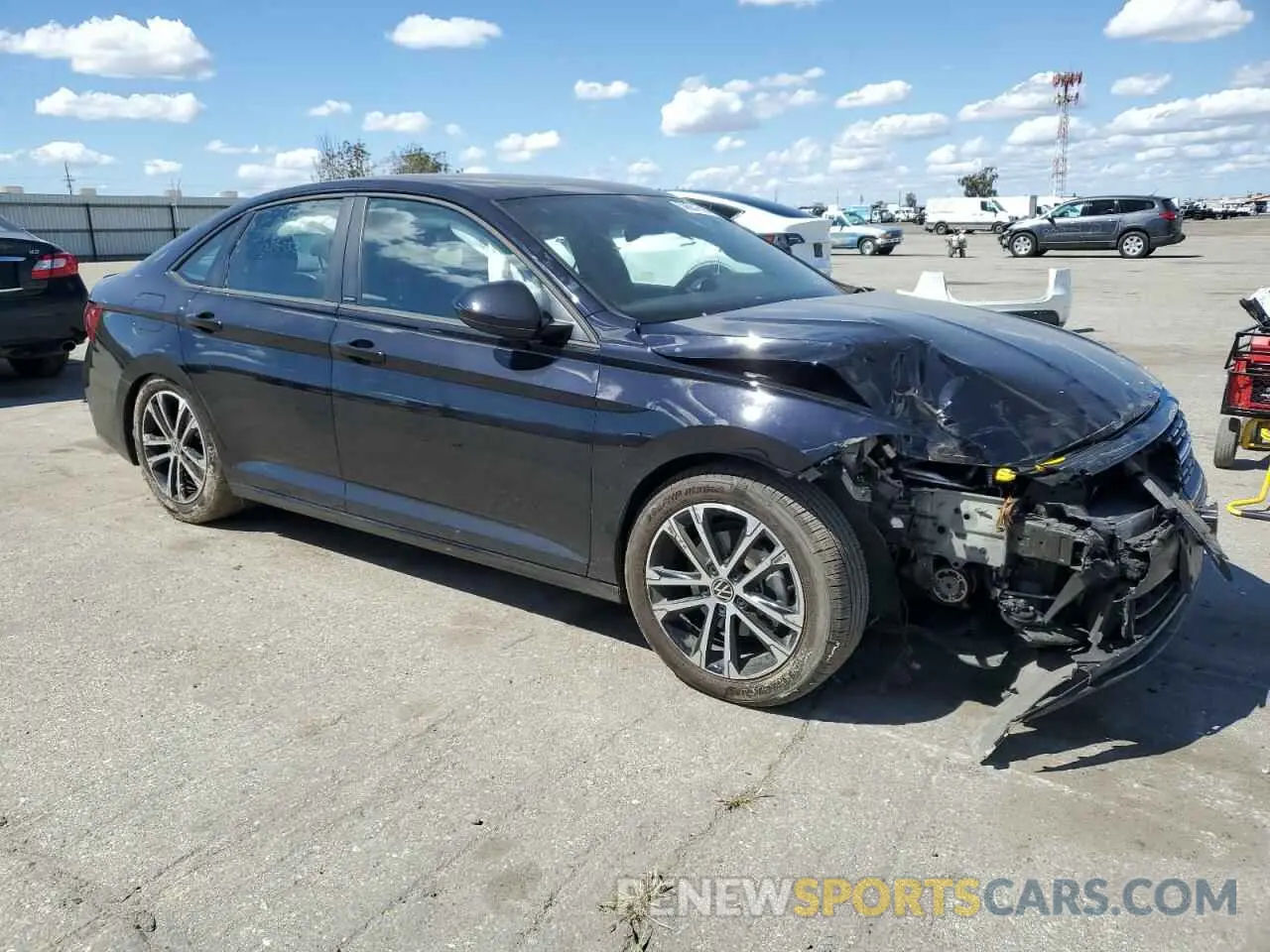 4 Photograph of a damaged car 3VWBM7BU0PM045532 VOLKSWAGEN JETTA 2023