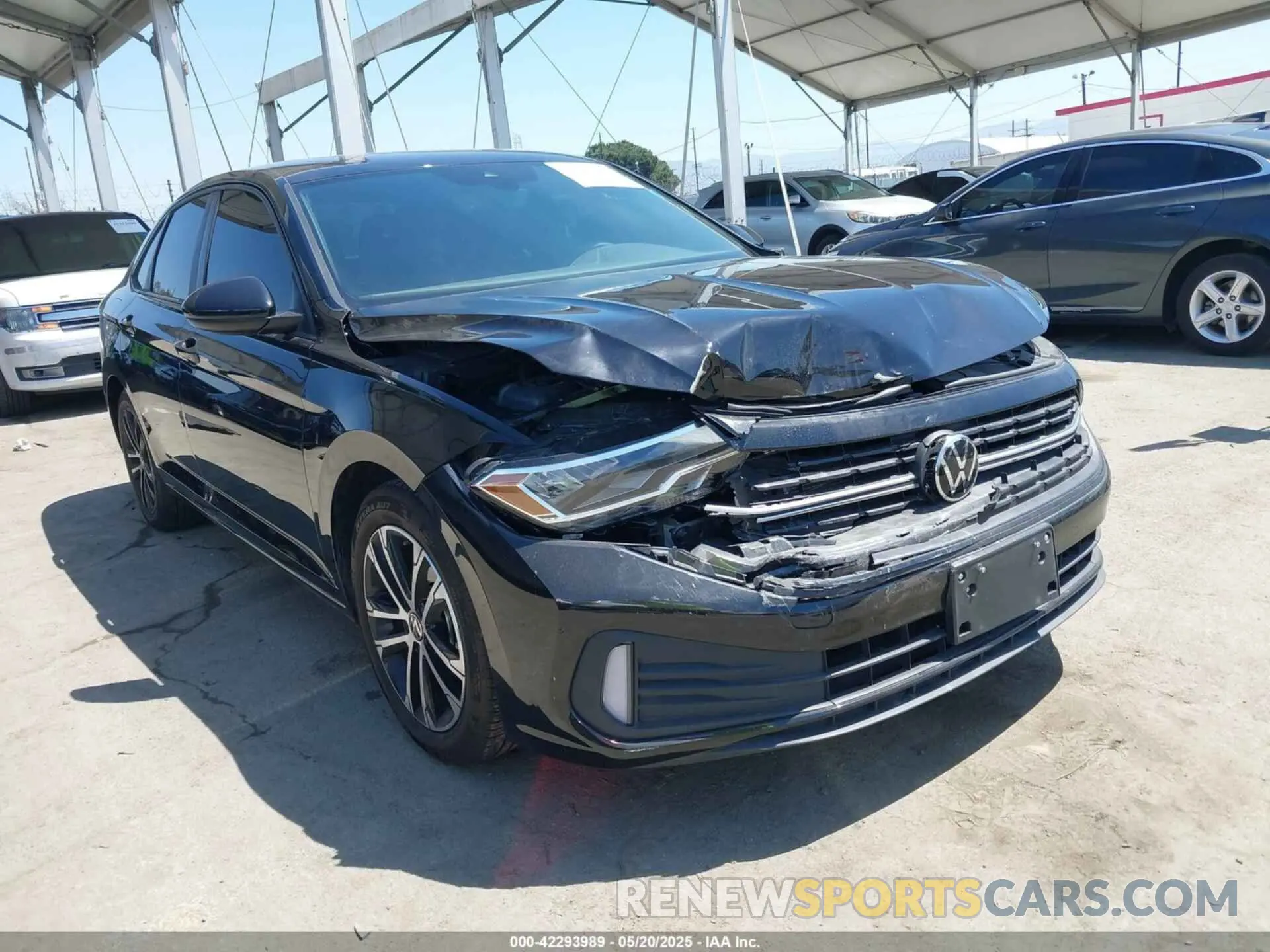 1 Photograph of a damaged car 3VWBM7BU1PM041957 VOLKSWAGEN JETTA 2023