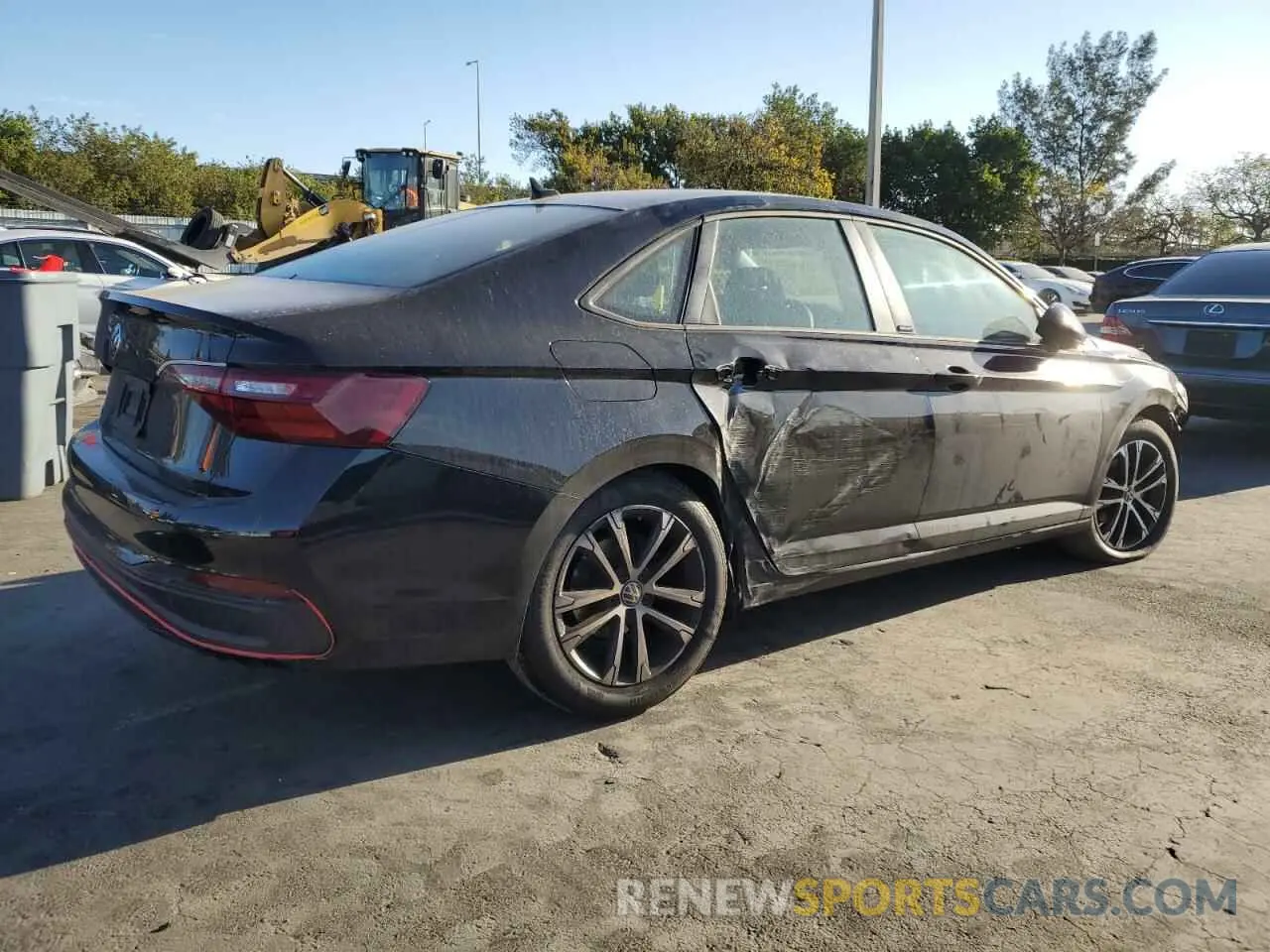 3 Photograph of a damaged car 3VWBM7BU1PM052781 VOLKSWAGEN JETTA 2023