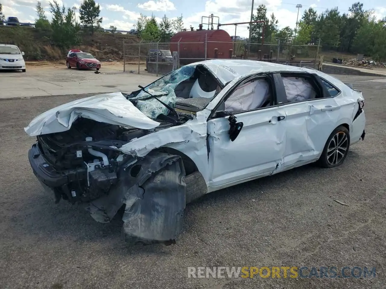 1 Photograph of a damaged car 3VWBM7BU3PM061062 VOLKSWAGEN JETTA 2023