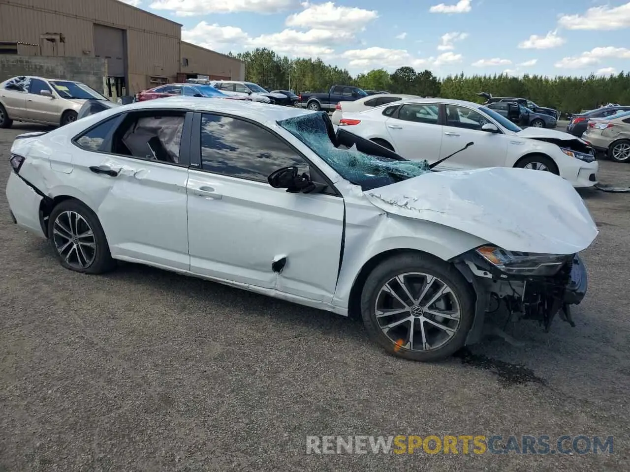4 Photograph of a damaged car 3VWBM7BU3PM061062 VOLKSWAGEN JETTA 2023