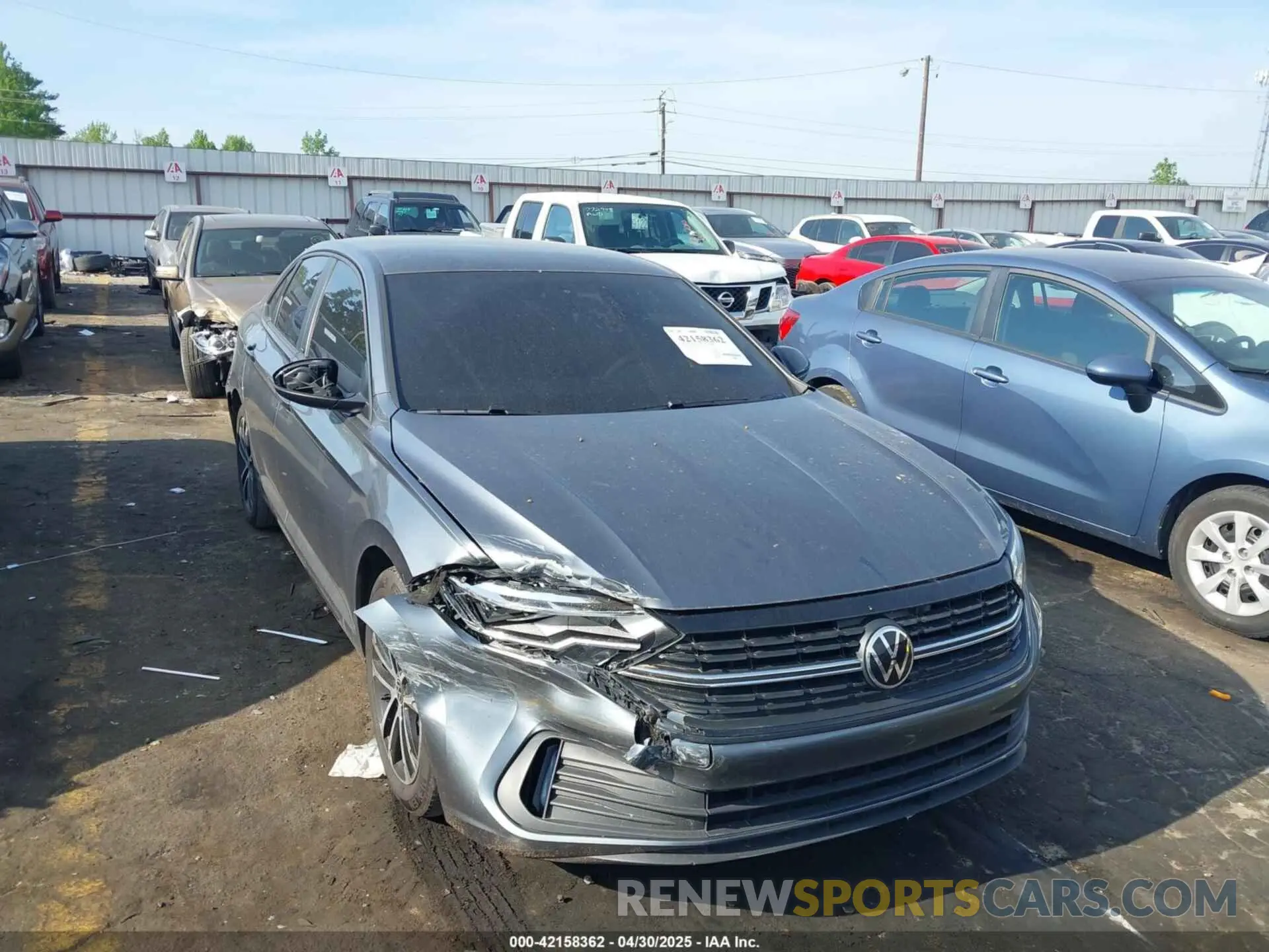 1 Photograph of a damaged car 3VWBM7BU4PM025350 VOLKSWAGEN JETTA 2023