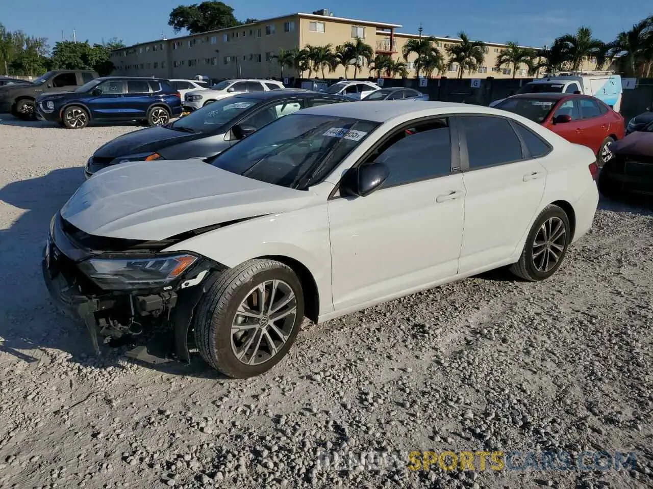 1 Photograph of a damaged car 3VWBM7BU4PM037160 VOLKSWAGEN JETTA 2023