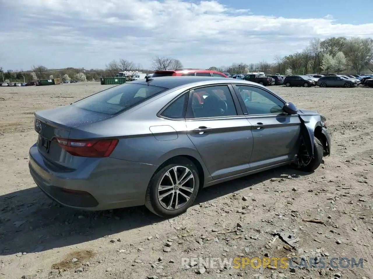 3 Photograph of a damaged car 3VWBM7BU8PM023682 VOLKSWAGEN JETTA 2023