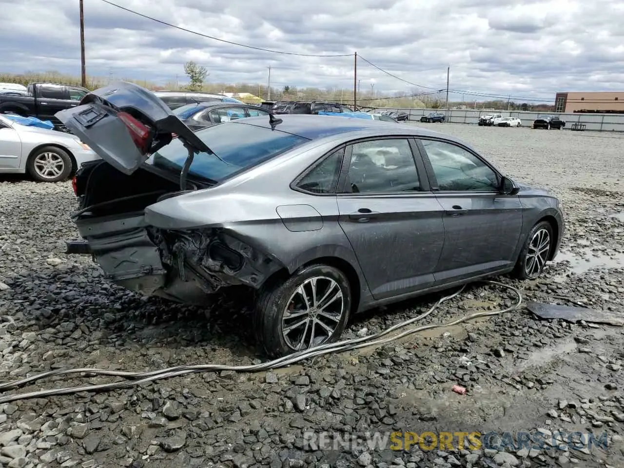 3 Photograph of a damaged car 3VWBM7BUXPM010254 VOLKSWAGEN JETTA 2023