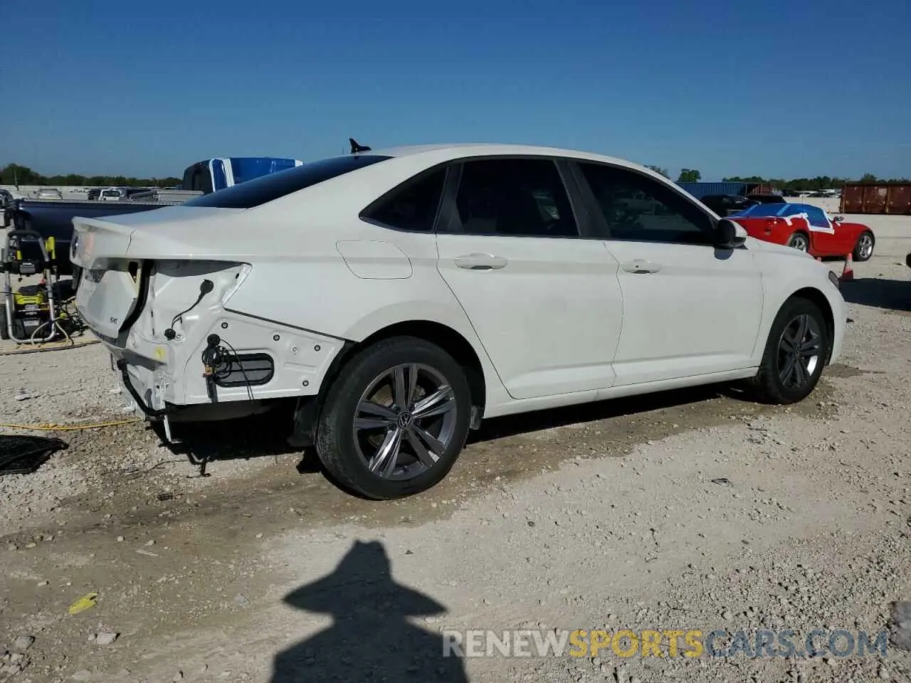 3 Photograph of a damaged car 3VWEM7BU2PM045724 VOLKSWAGEN JETTA 2023