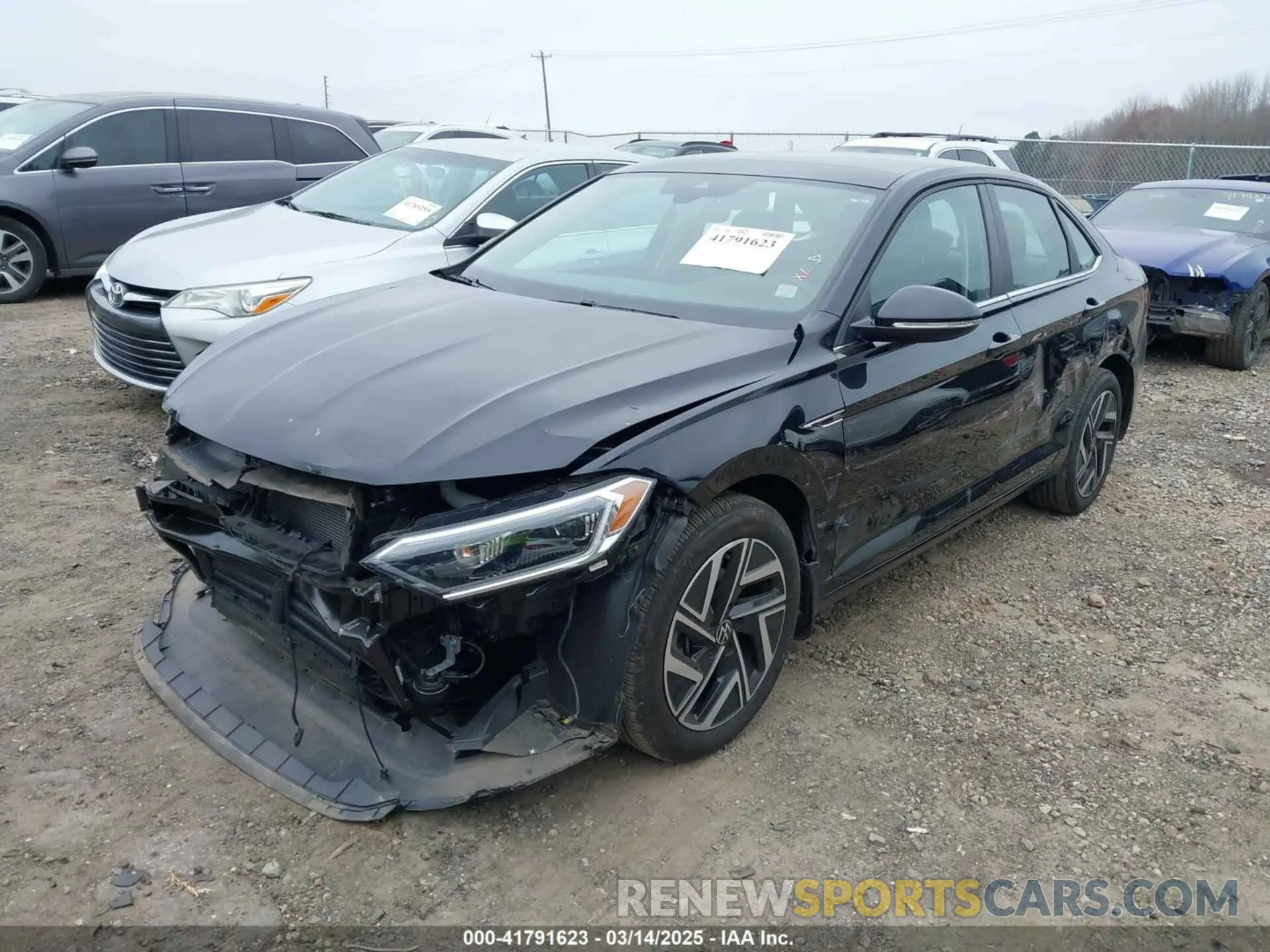 2 Photograph of a damaged car 3VWGM7BU0PM010768 VOLKSWAGEN JETTA 2023