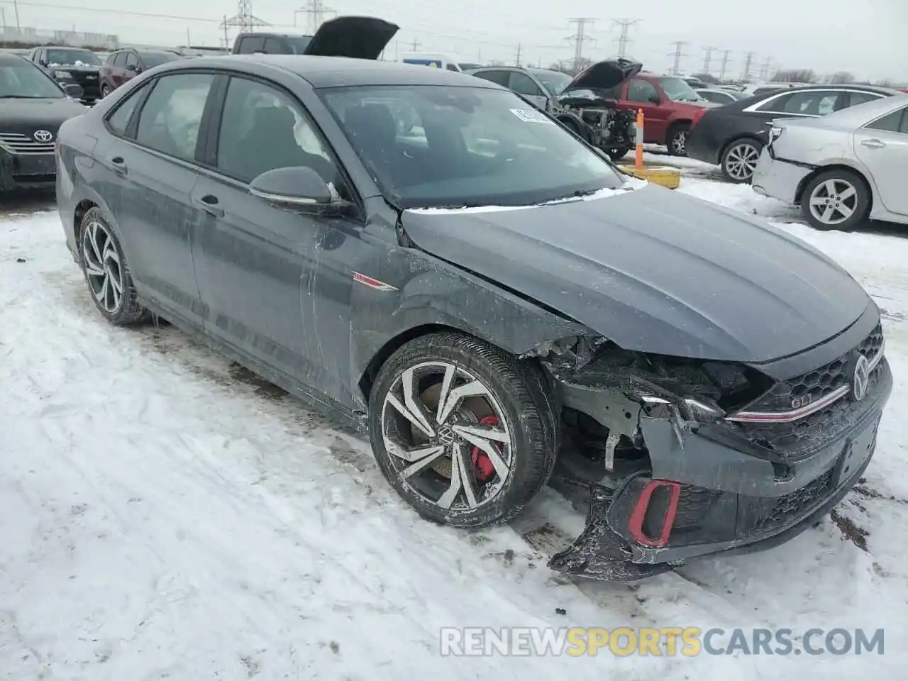 4 Photograph of a damaged car 3VW2T7BU6RM072823 VOLKSWAGEN JETTA 2024