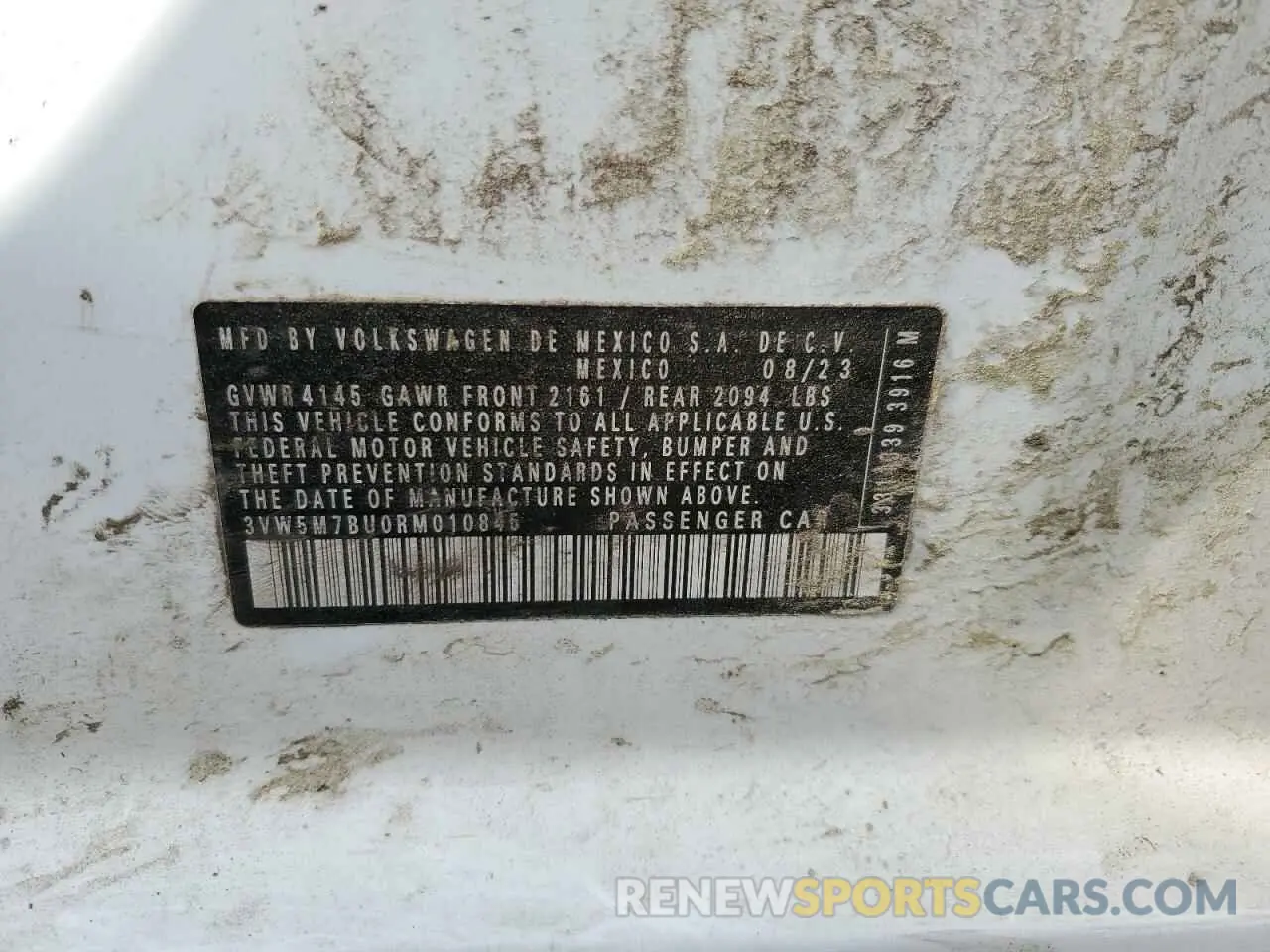 12 Photograph of a damaged car 3VW5M7BU0RM010845 VOLKSWAGEN JETTA 2024