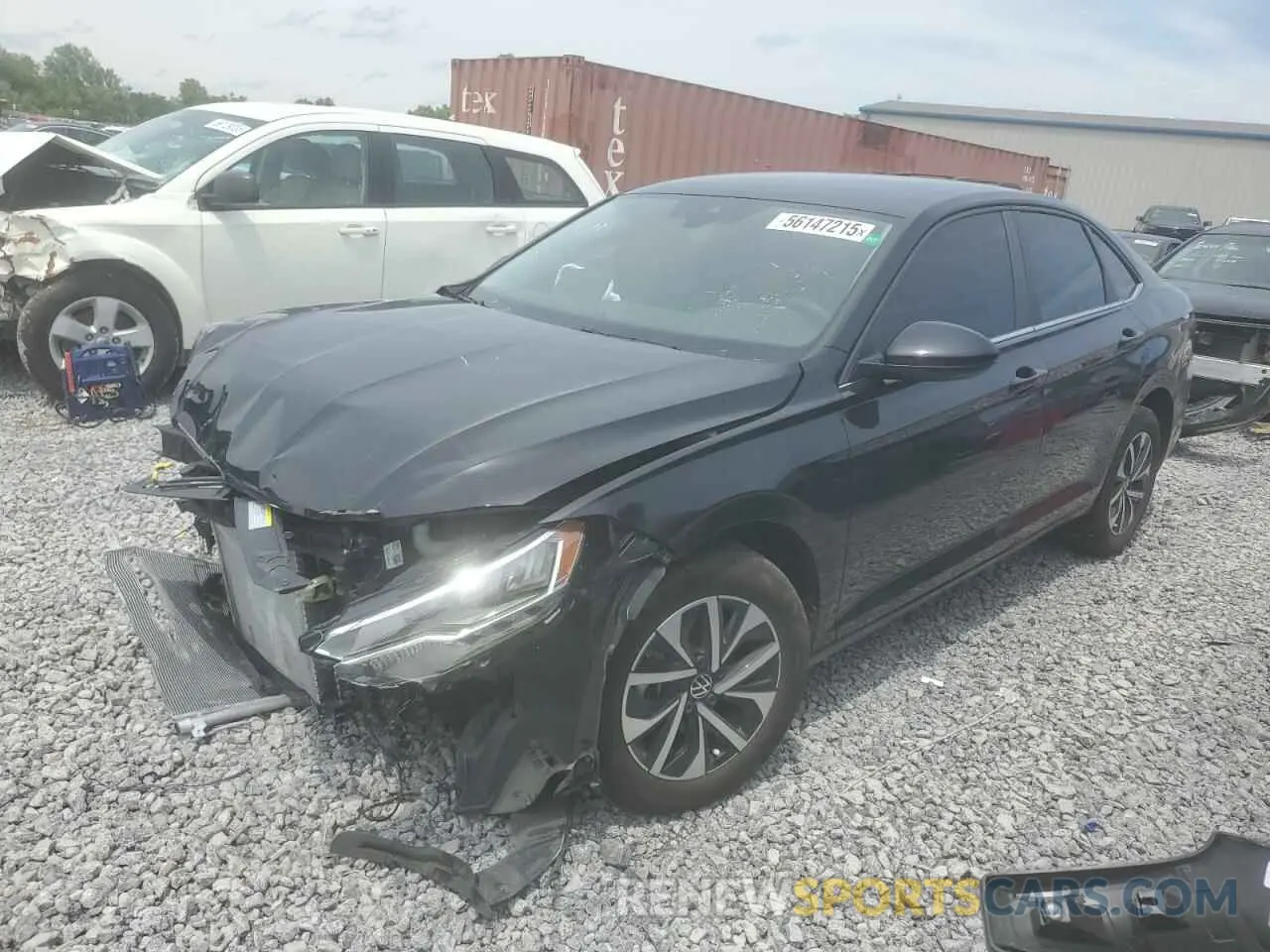 1 Photograph of a damaged car 3VW5M7BU1RM039173 VOLKSWAGEN JETTA 2024