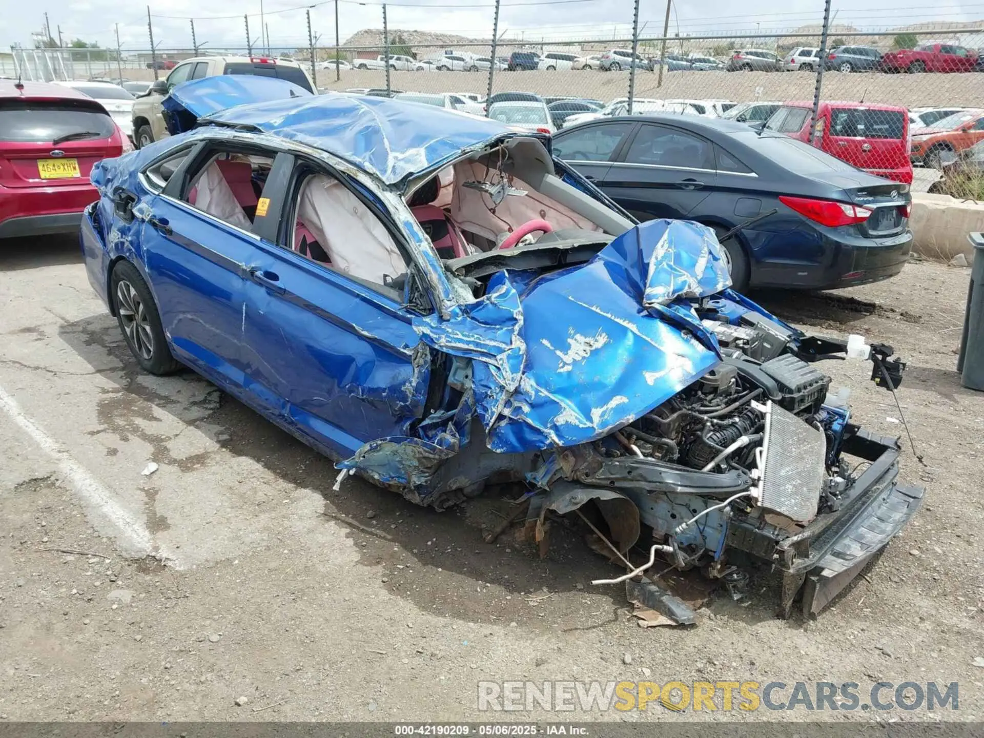1 Photograph of a damaged car 3VW5M7BU1RM078197 VOLKSWAGEN JETTA 2024