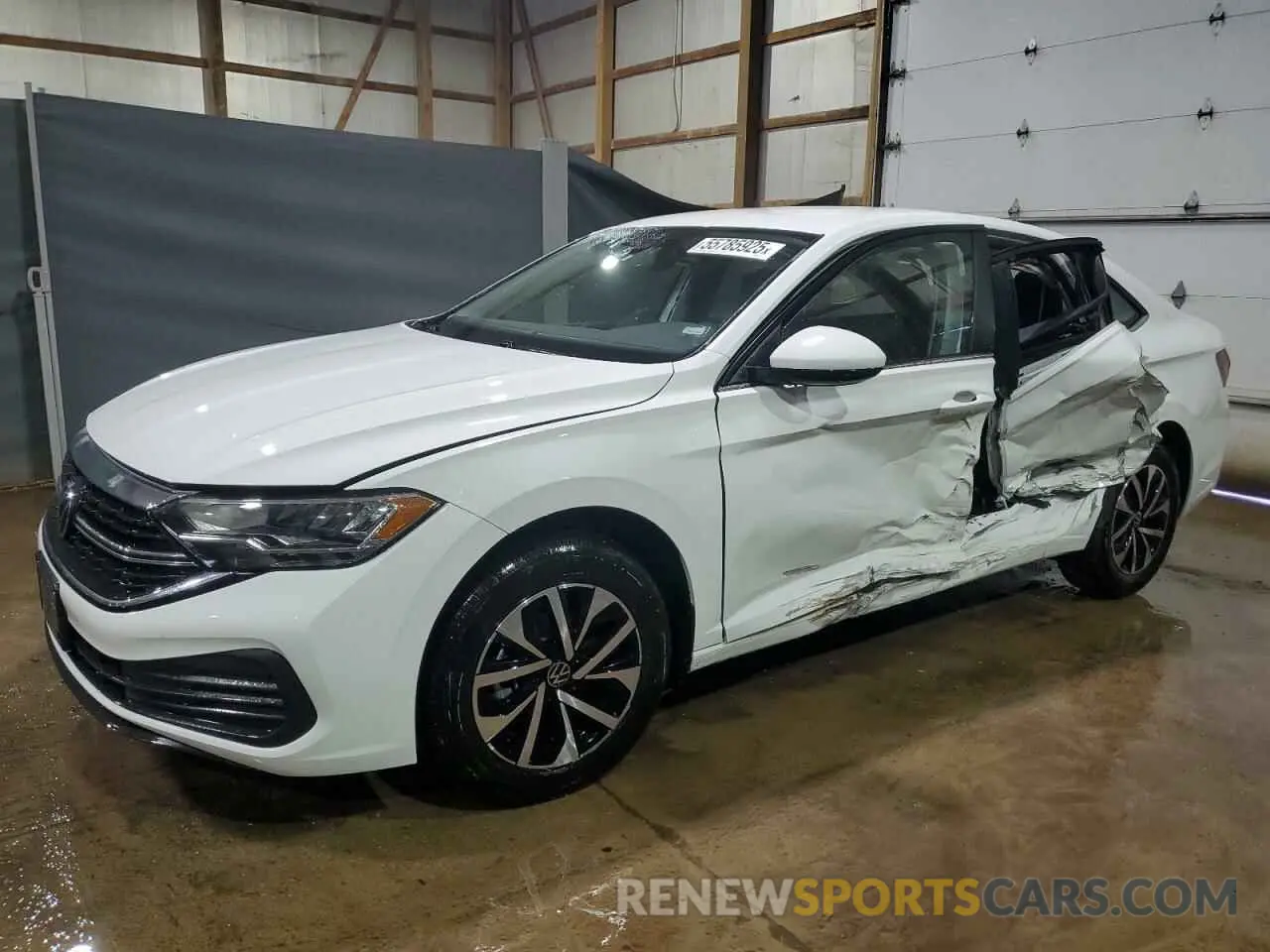 1 Photograph of a damaged car 3VW5M7BU1RM079107 VOLKSWAGEN JETTA 2024