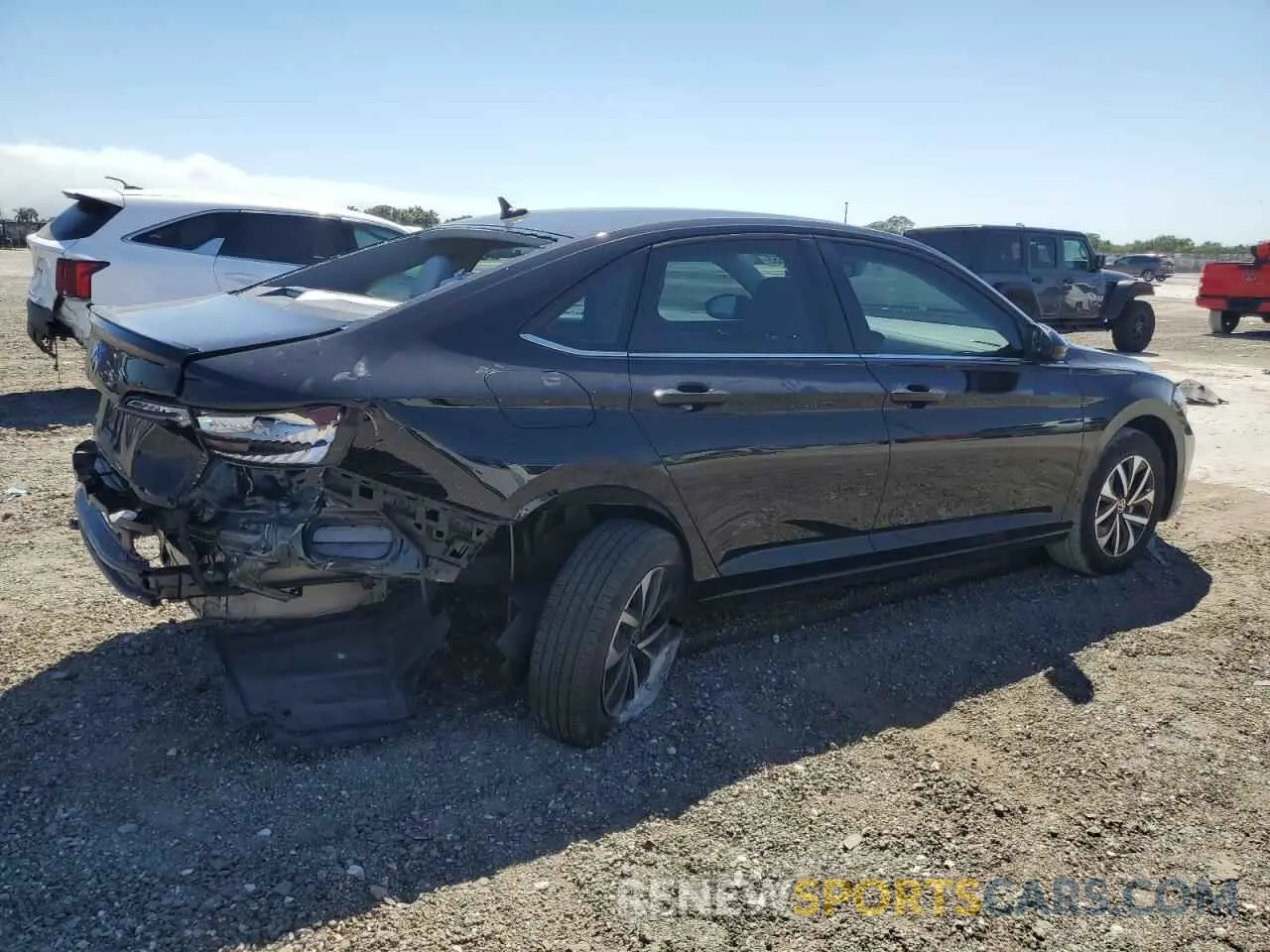 3 Photograph of a damaged car 3VW5M7BU1RM084419 VOLKSWAGEN JETTA 2024