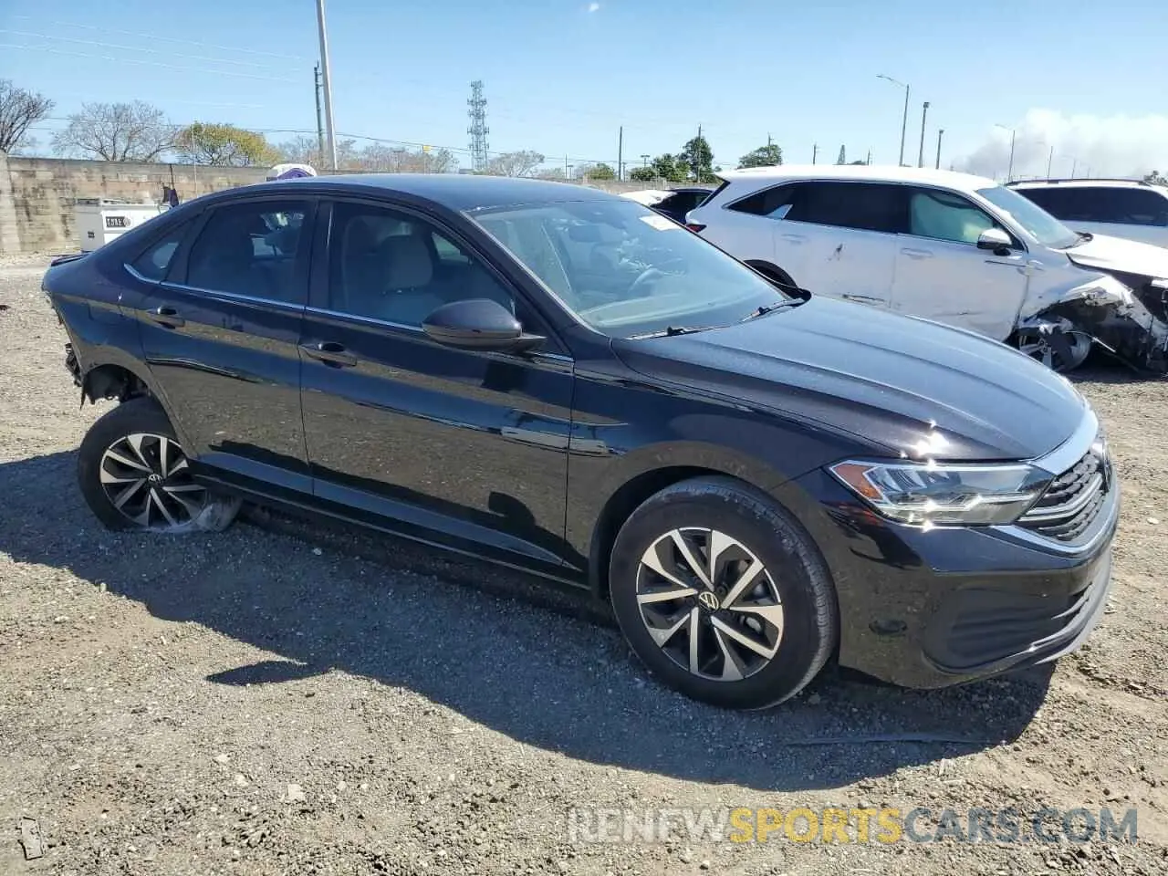 4 Photograph of a damaged car 3VW5M7BU1RM084419 VOLKSWAGEN JETTA 2024