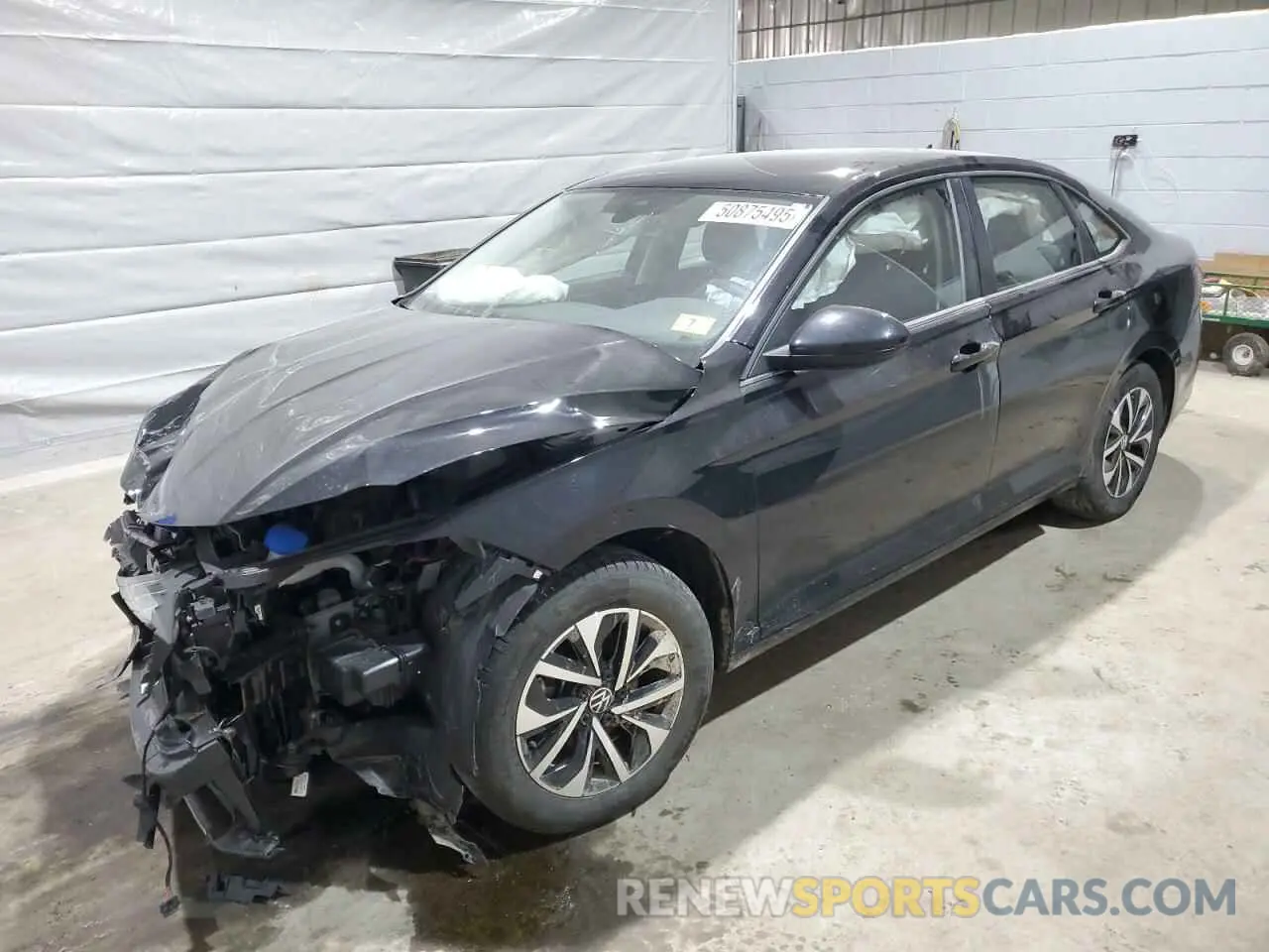 1 Photograph of a damaged car 3VW5M7BU2RM037027 VOLKSWAGEN JETTA 2024