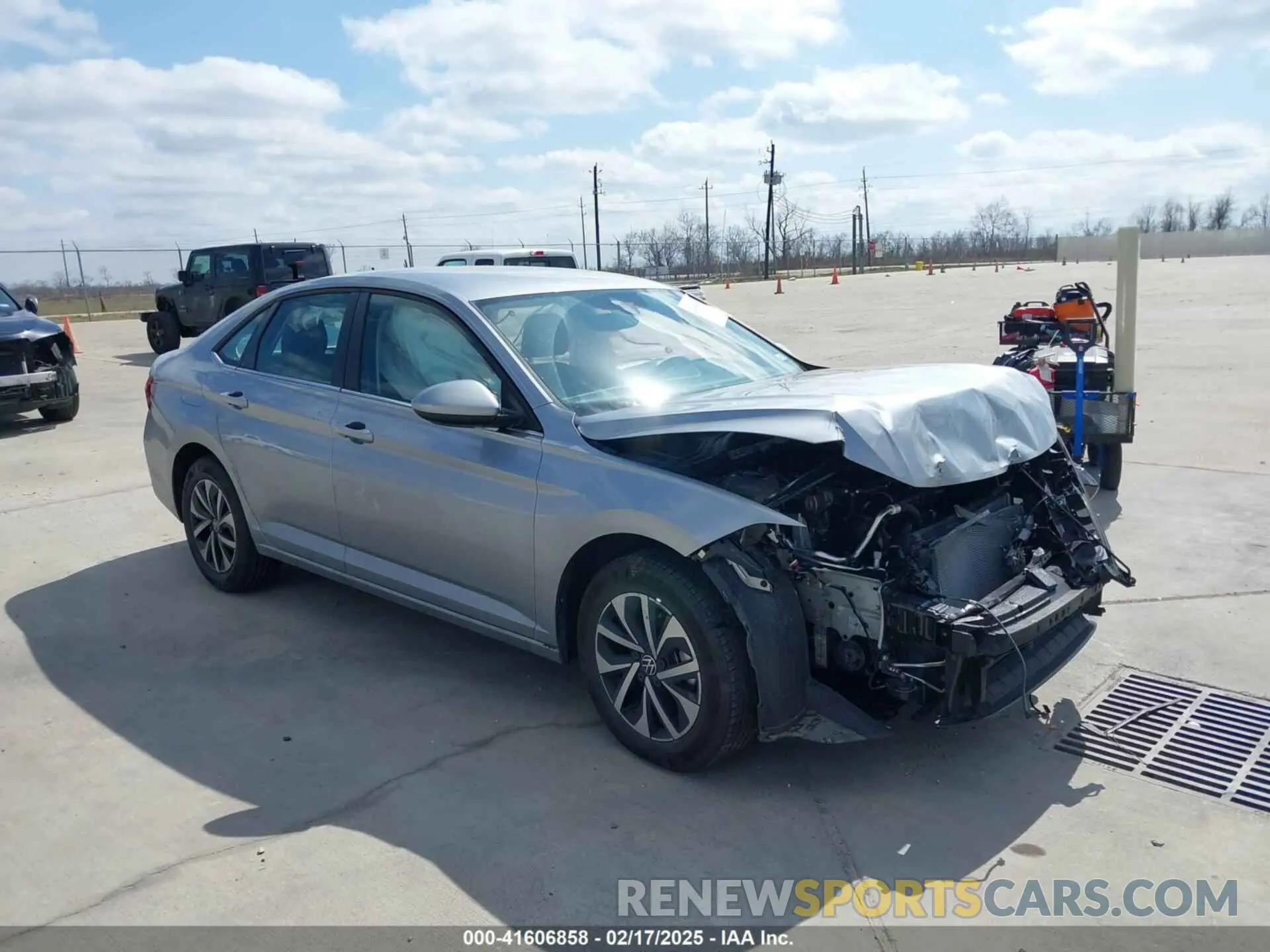 1 Photograph of a damaged car 3VW5M7BU2RM051123 VOLKSWAGEN JETTA 2024