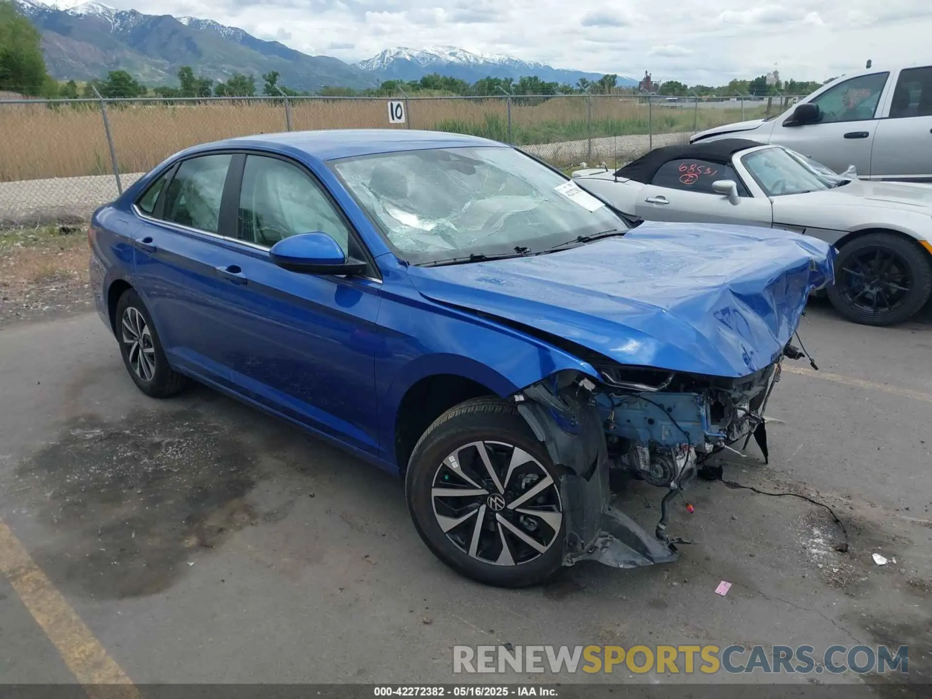 1 Photograph of a damaged car 3VW5M7BU2RM065135 VOLKSWAGEN JETTA 2024