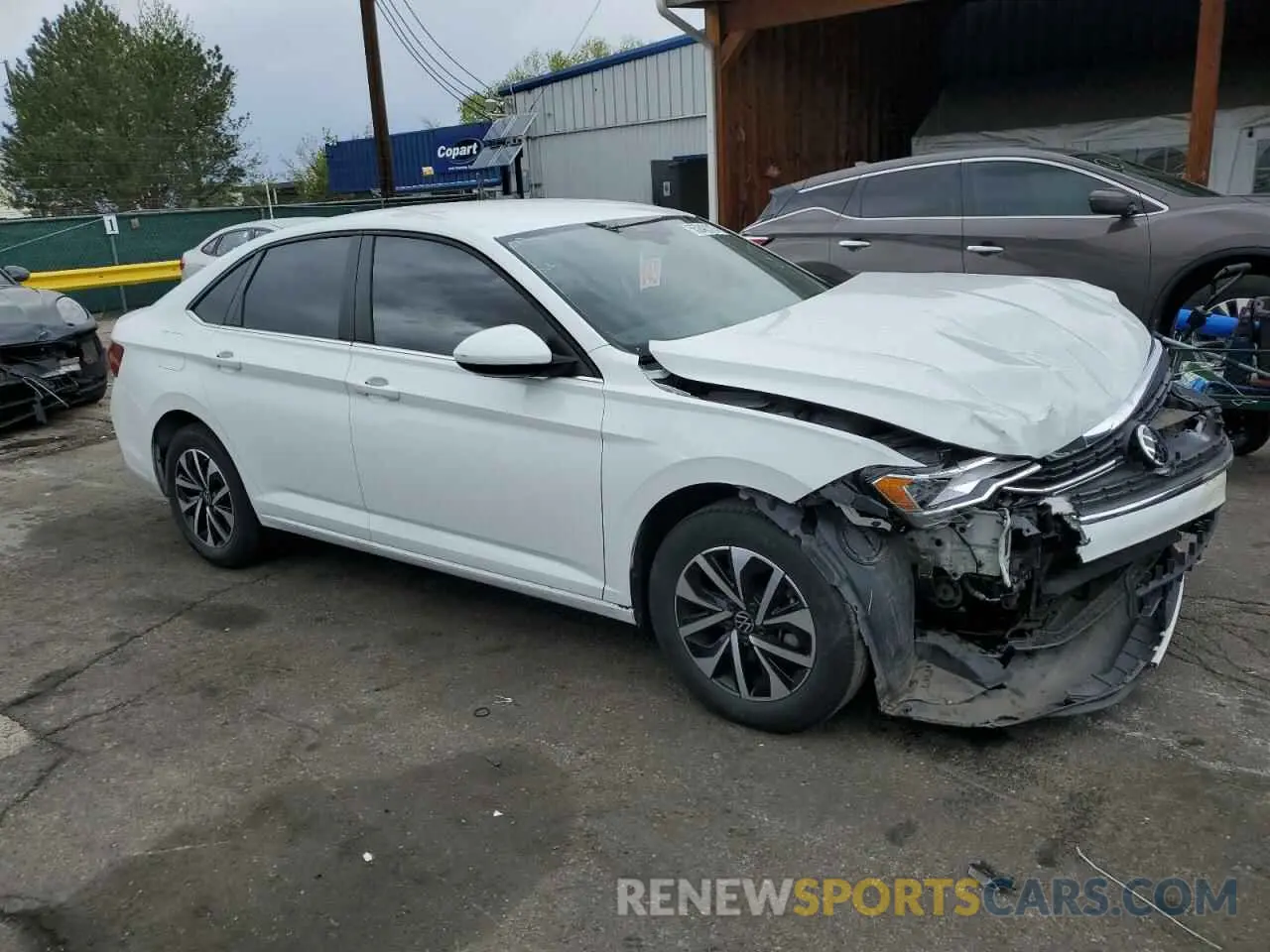 4 Photograph of a damaged car 3VW5M7BU2RM068794 VOLKSWAGEN JETTA 2024
