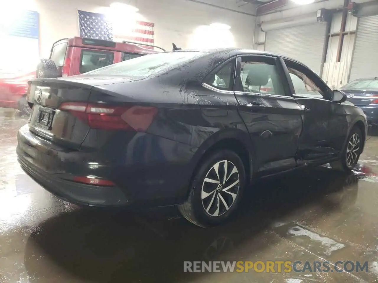 3 Photograph of a damaged car 3VW5M7BU2RM075082 VOLKSWAGEN JETTA 2024