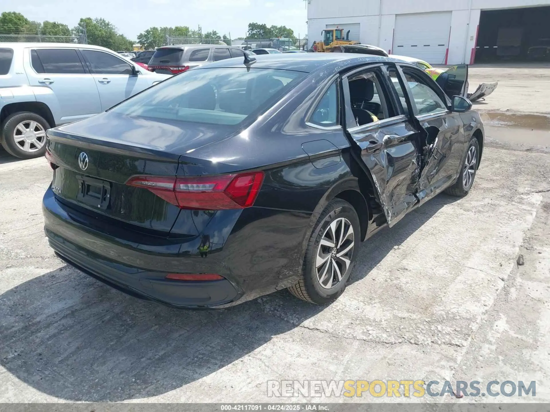 4 Photograph of a damaged car 3VW5M7BU2RM092061 VOLKSWAGEN JETTA 2024