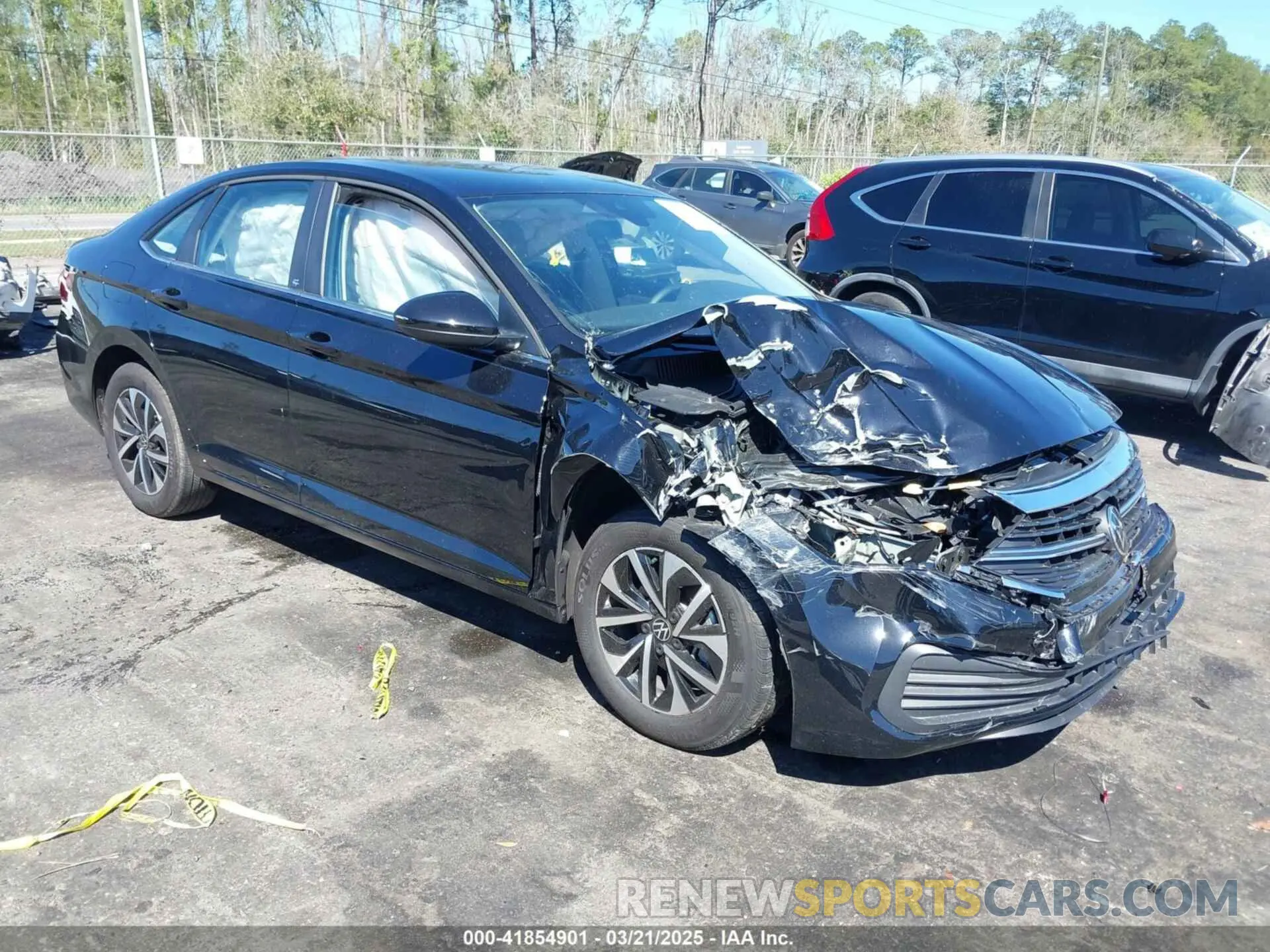 1 Photograph of a damaged car 3VW5M7BU3RM031219 VOLKSWAGEN JETTA 2024