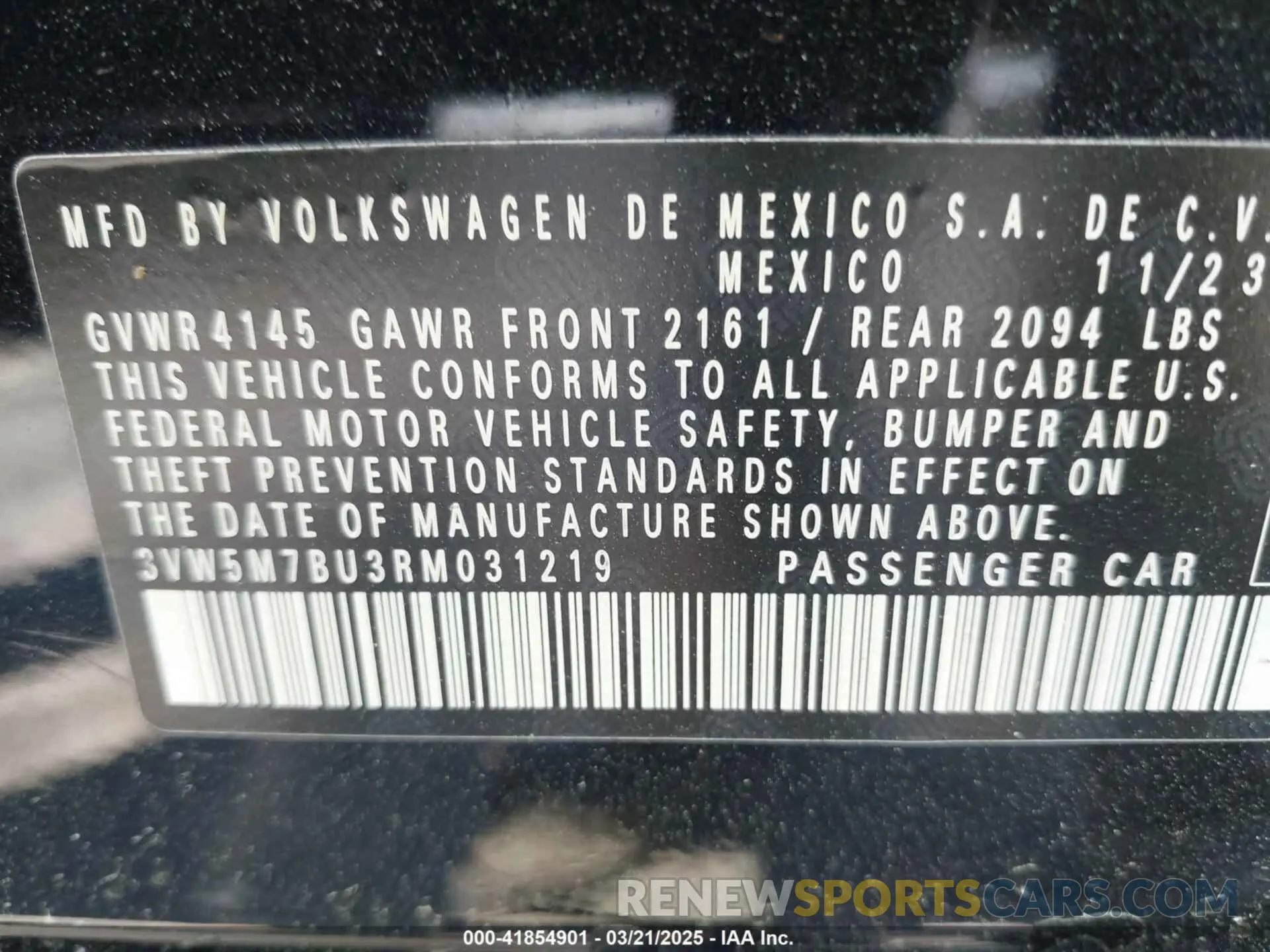 9 Photograph of a damaged car 3VW5M7BU3RM031219 VOLKSWAGEN JETTA 2024