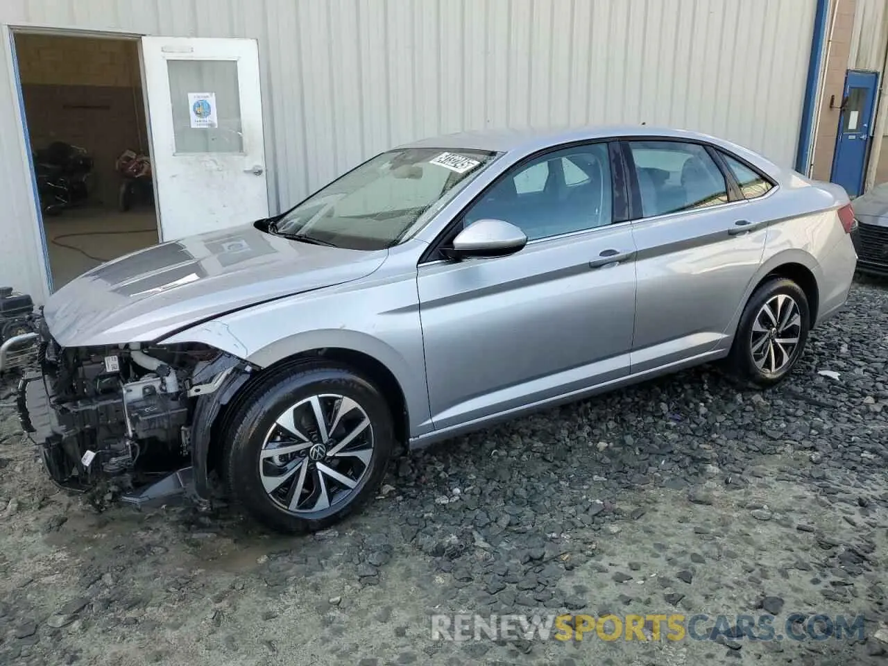 1 Photograph of a damaged car 3VW5M7BU3RM043984 VOLKSWAGEN JETTA 2024