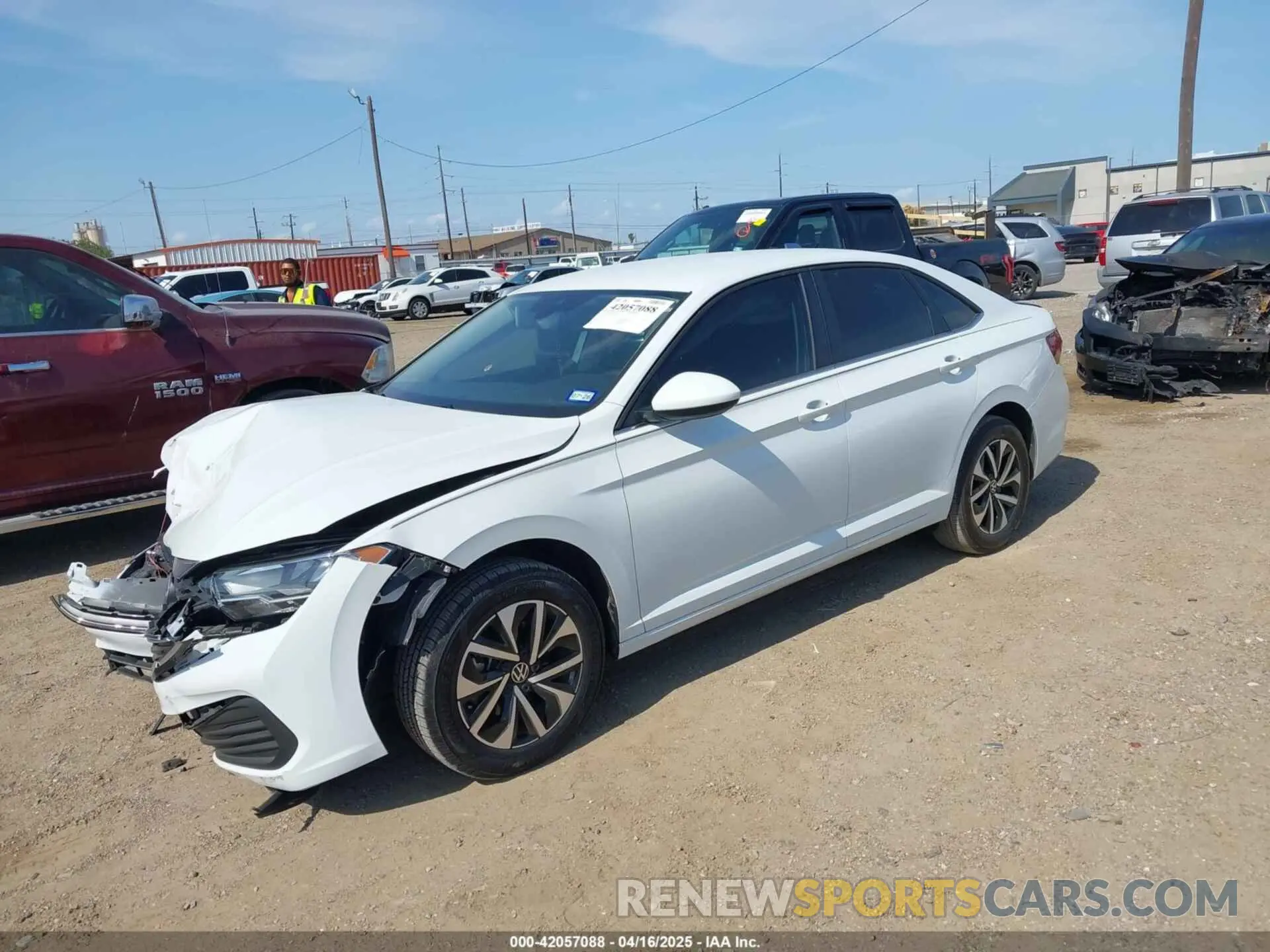 2 Photograph of a damaged car 3VW5M7BU3RM095504 VOLKSWAGEN JETTA 2024